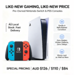Pre-Owned Nintendo Switch / PS5 – 99% / 95% / 90% New Available, Fully Tested, 30% Off, 30-Day Warranty, Fast Shipping Australia –  108 t o 108to158 AUD - Image 4