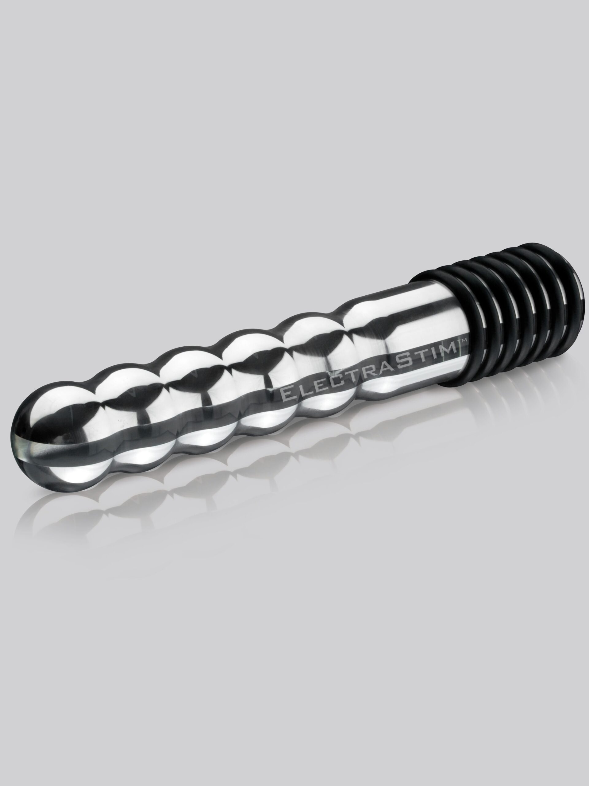 ElectraStim Bi-Polar Electrosex Wave Metal Dildo 7 Inch - Image 2