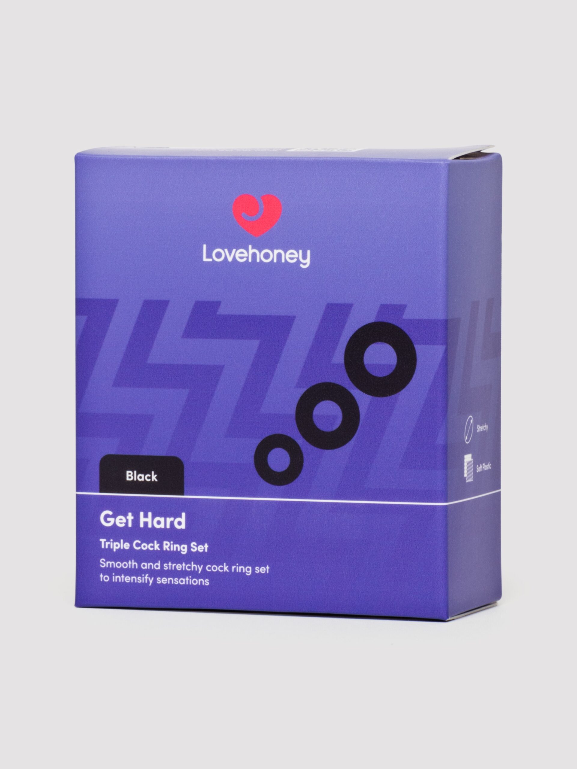 Lovehoney Get Hard Triple Stamina Ring Set (3 Pack) - Image 7