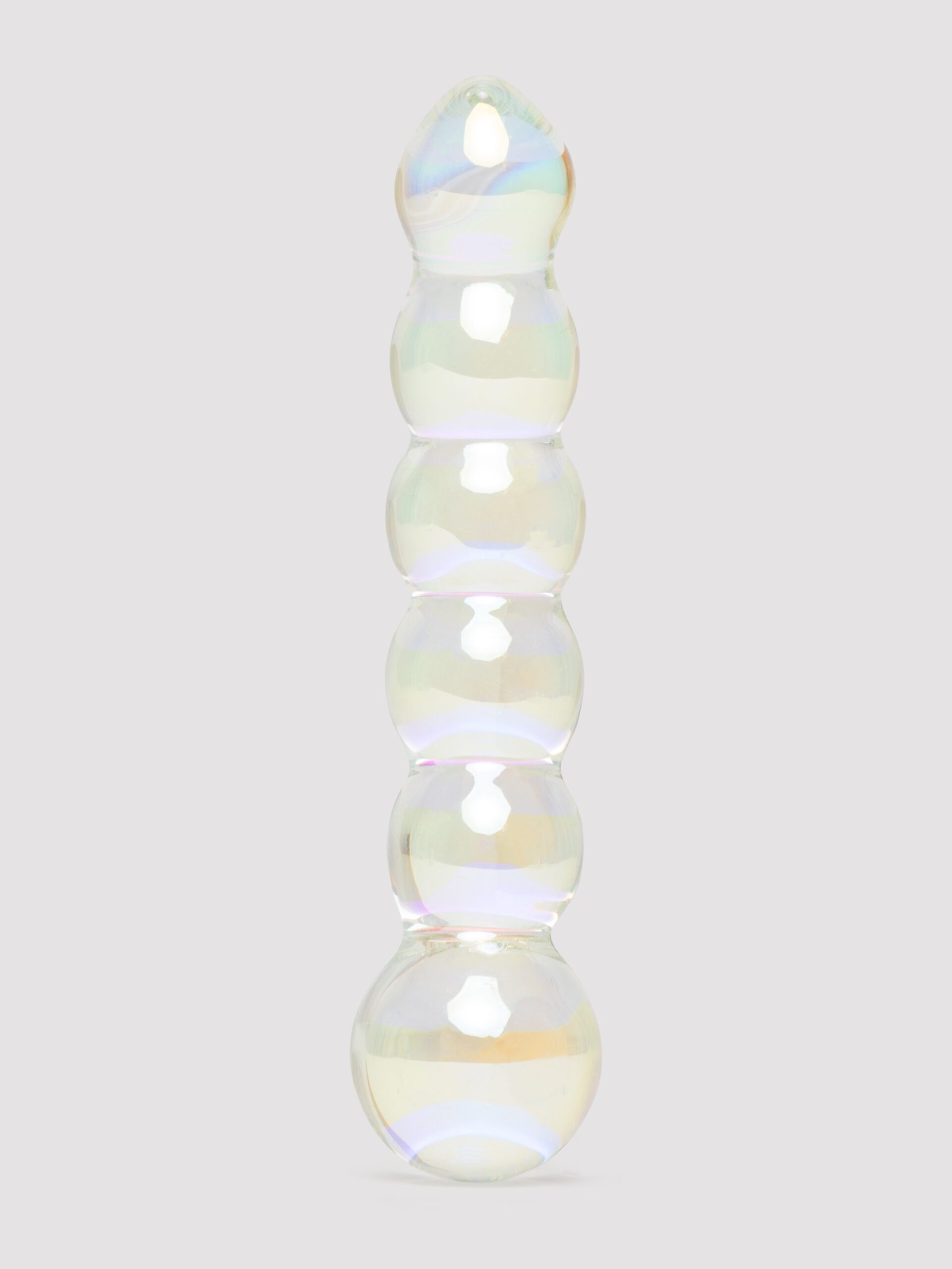 Lovehoney Beaded Sensual Glass Dildo 7 Inch - Image 4
