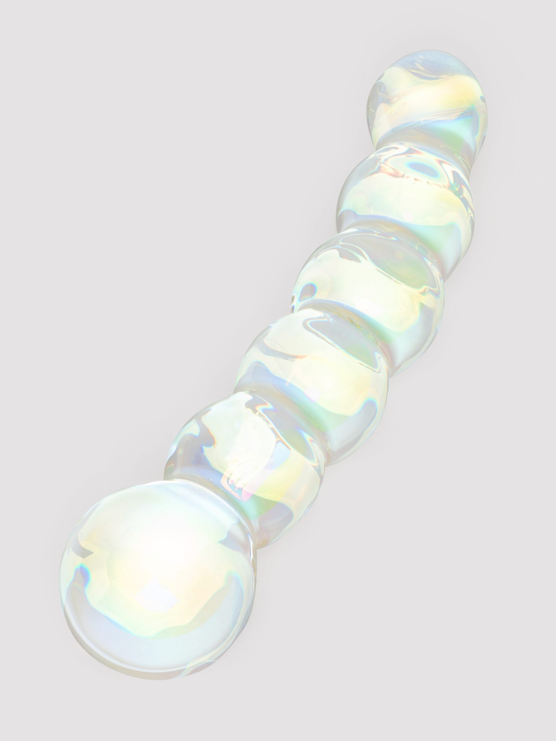 Lovehoney Beaded Sensual Glass Dildo 7 Inch - Image 5