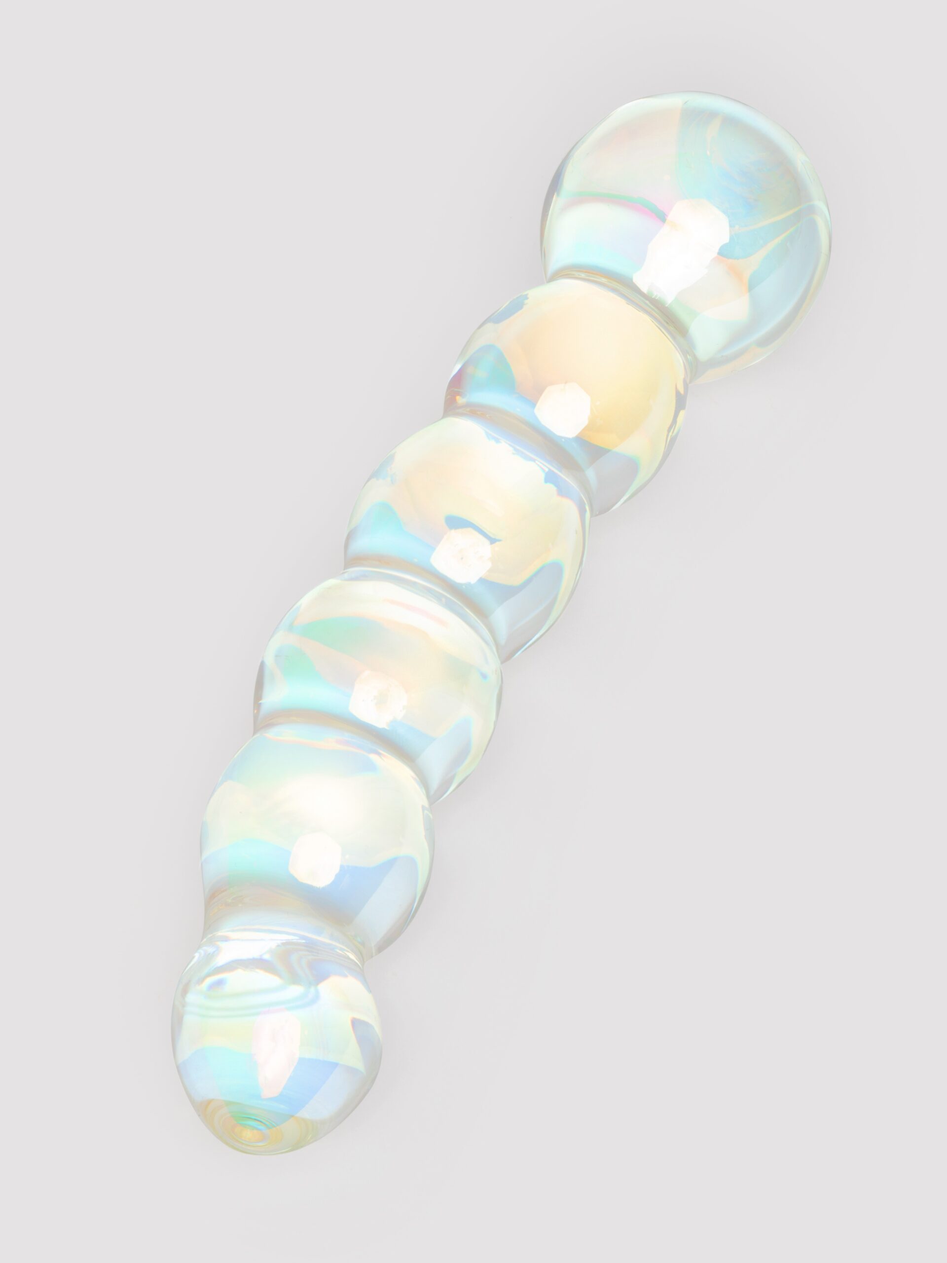 Lovehoney Beaded Sensual Glass Dildo 7 Inch - Image 6