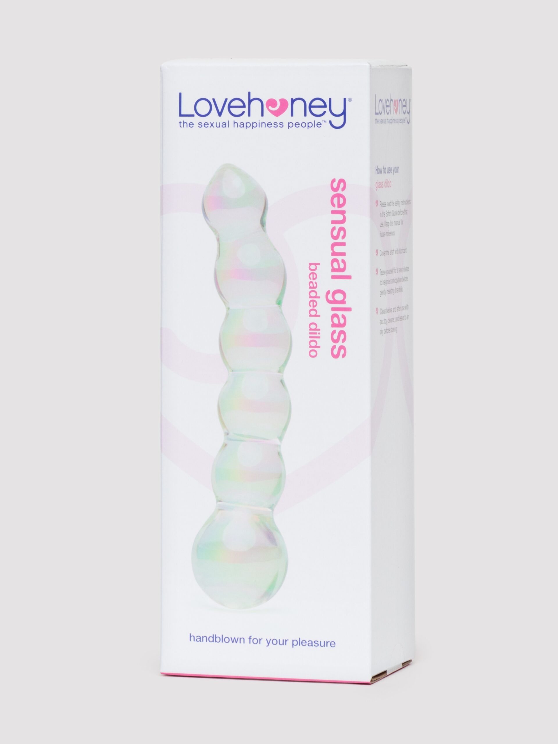Lovehoney Beaded Sensual Glass Dildo 7 Inch - Image 7