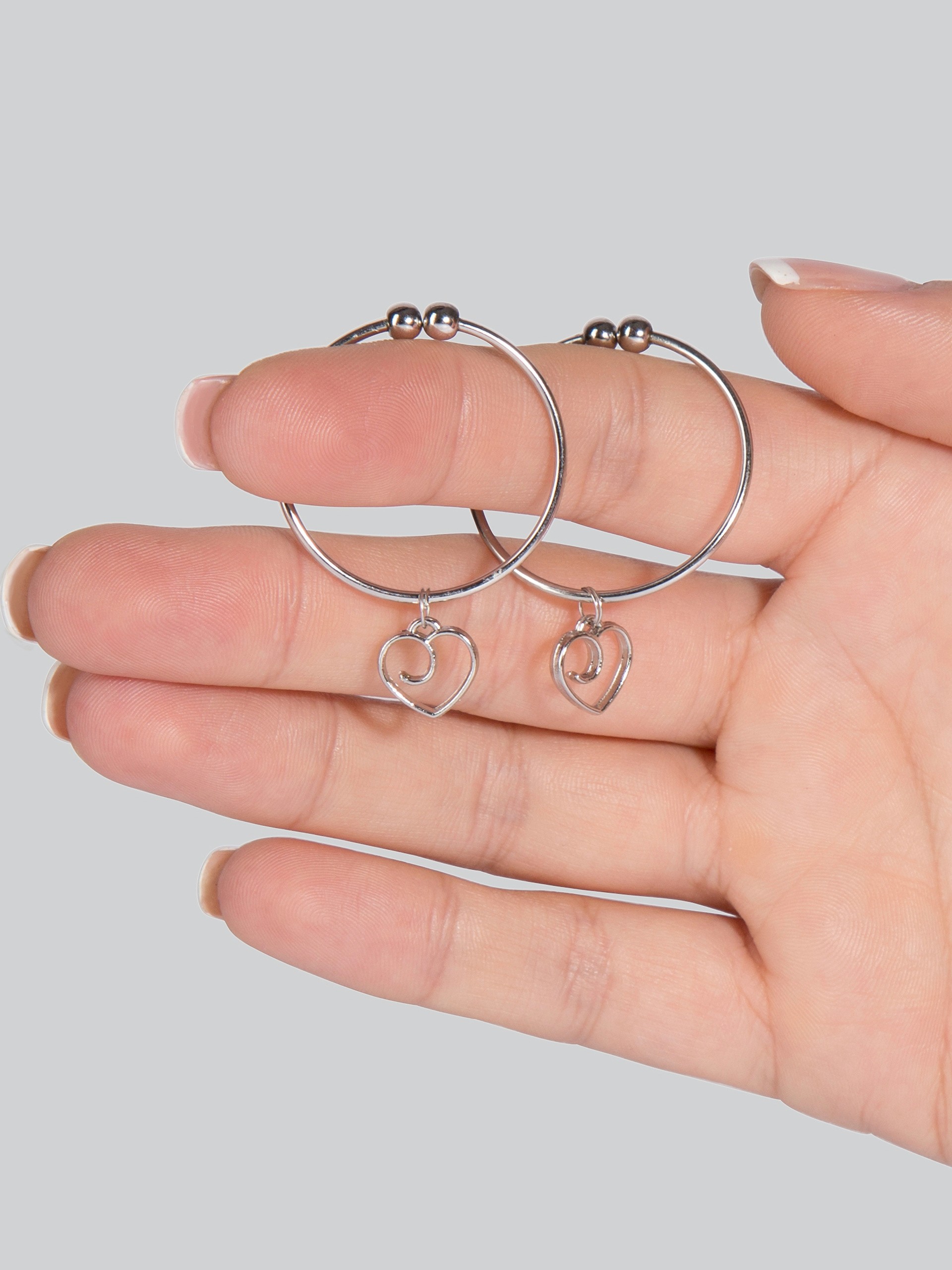 Lovehoney Tease Me Advanced Nipple Clamps with Heart Charms - Image 3