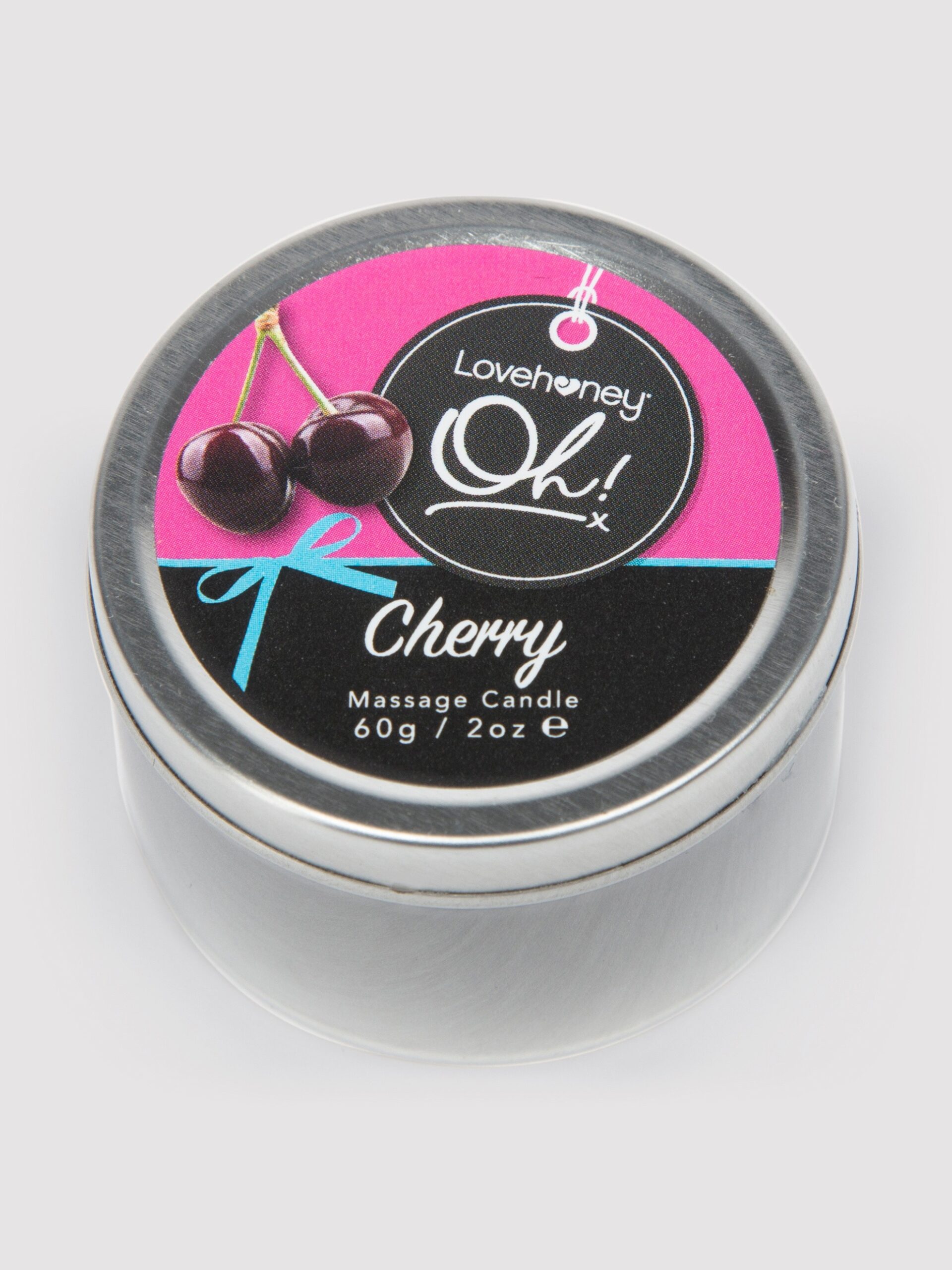 Lovehoney Oh! Cherry Massage Candle 2.1oz - Image 2