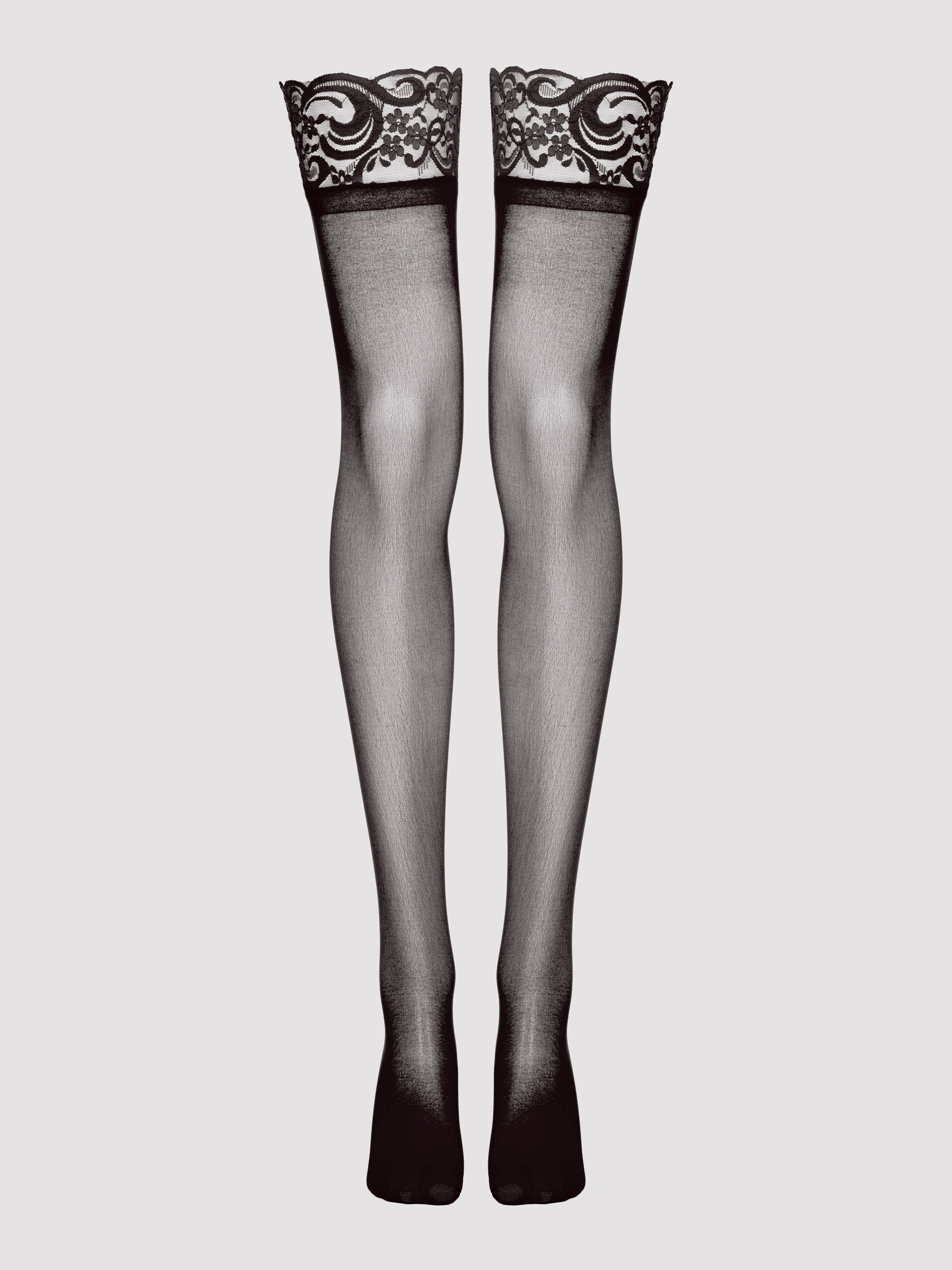 Lovehoney Sheer Lace Top Thigh Highs