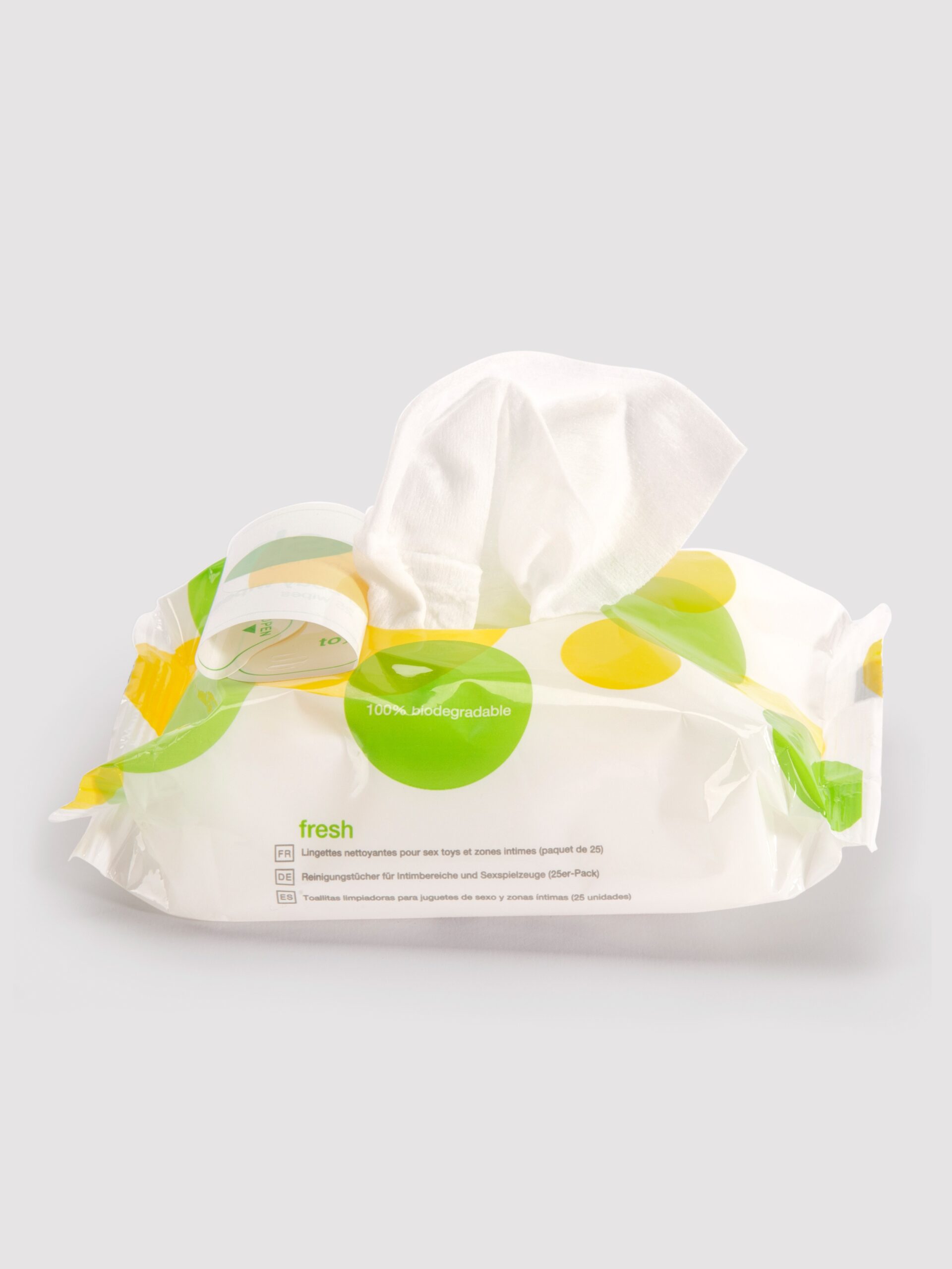 Lovehoney Fresh Biodegradable Sex Toy Wipes (25 Count) - Image 3