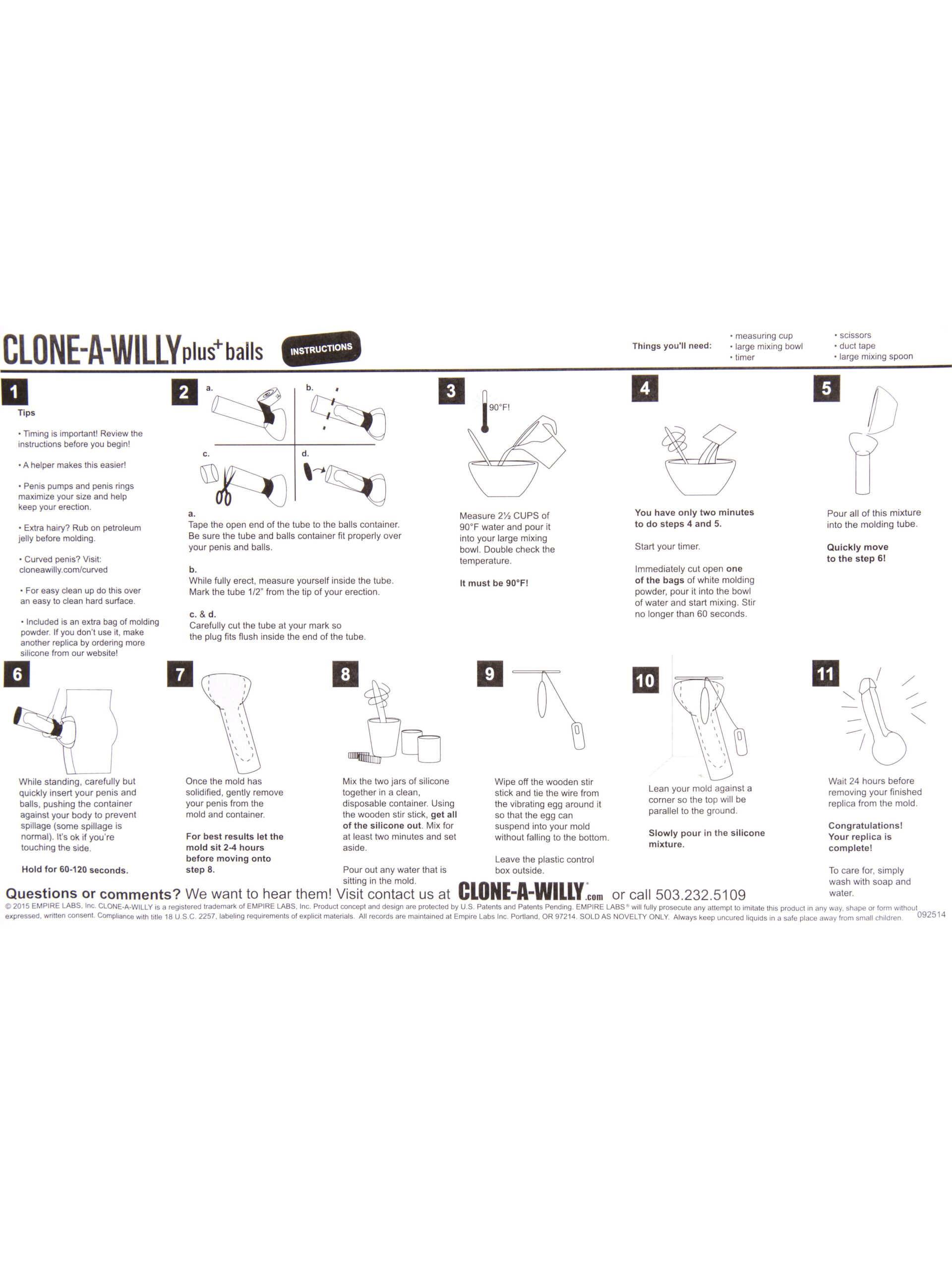 Clone-A-Willy and Balls Vibrator Molding Kit - Image 5