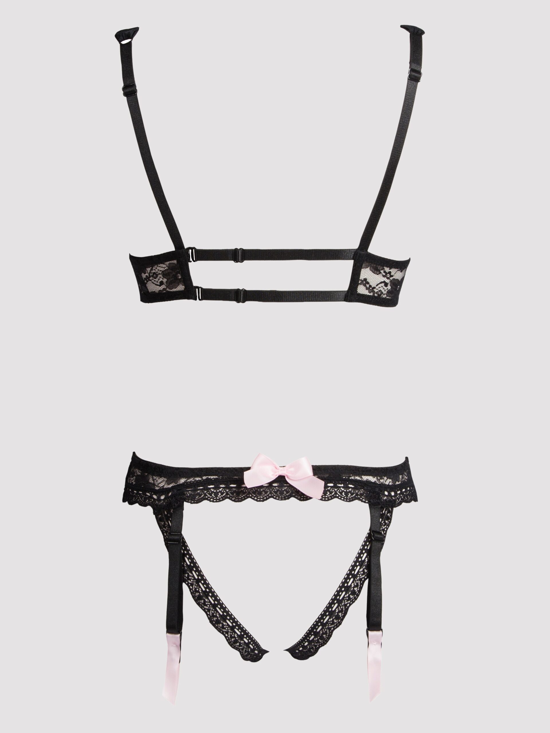 Lovehoney Seduce Me Push-Up Crotchless Cut-Out Teddy - Image 8