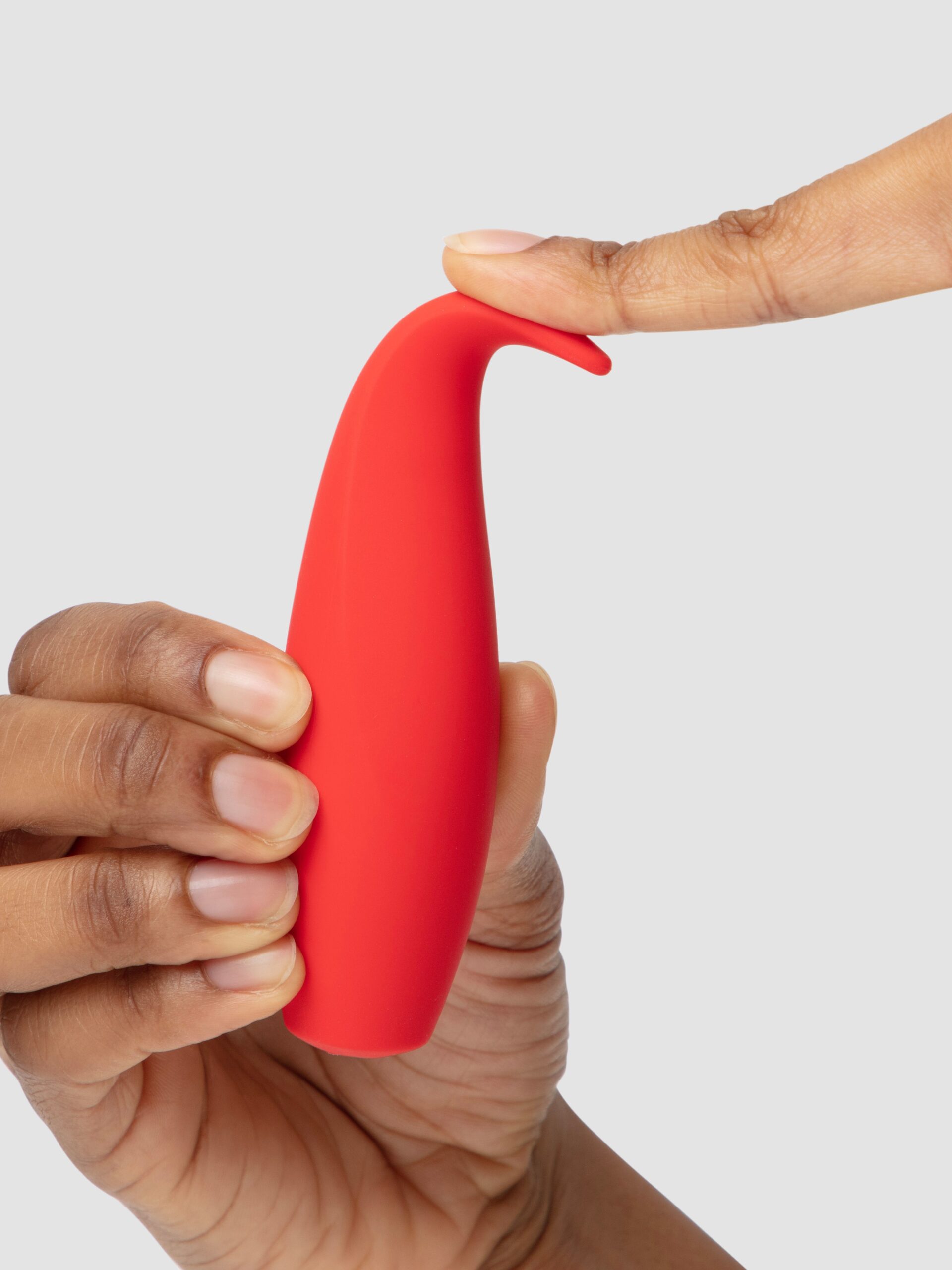 Red Hot Rechargeable Silicone Flickering Tongue Vibrator - Image 5