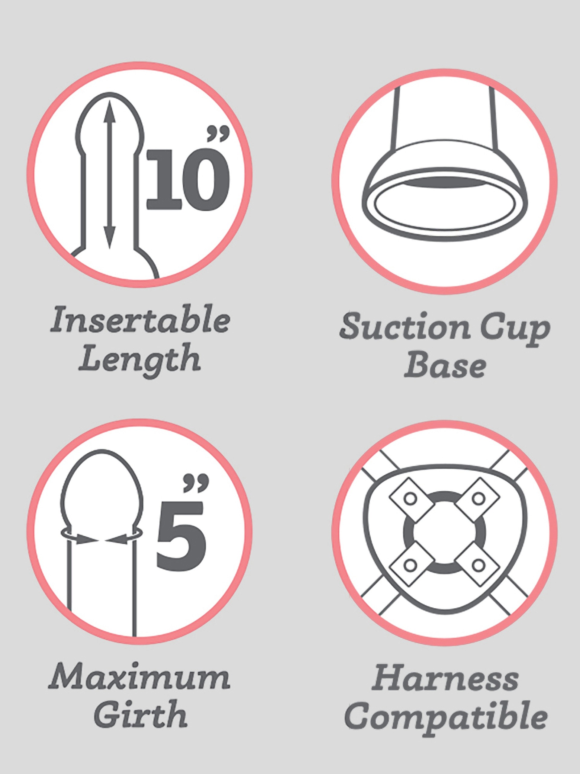 Lifelike Lover Basic Realistic Suction Cup Dildo 10 Inch - Image 5