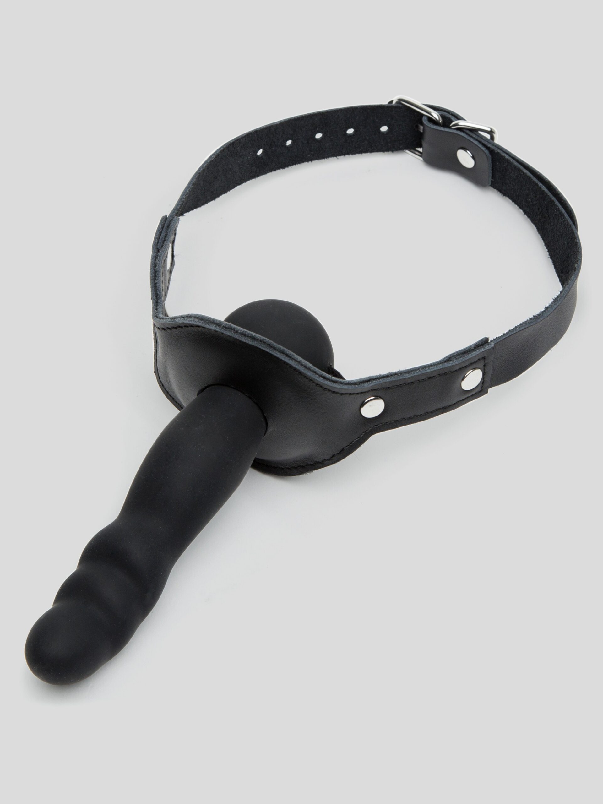 Bondage Boutique Silicone Gag with Dildo 5 Inch. - Image 2