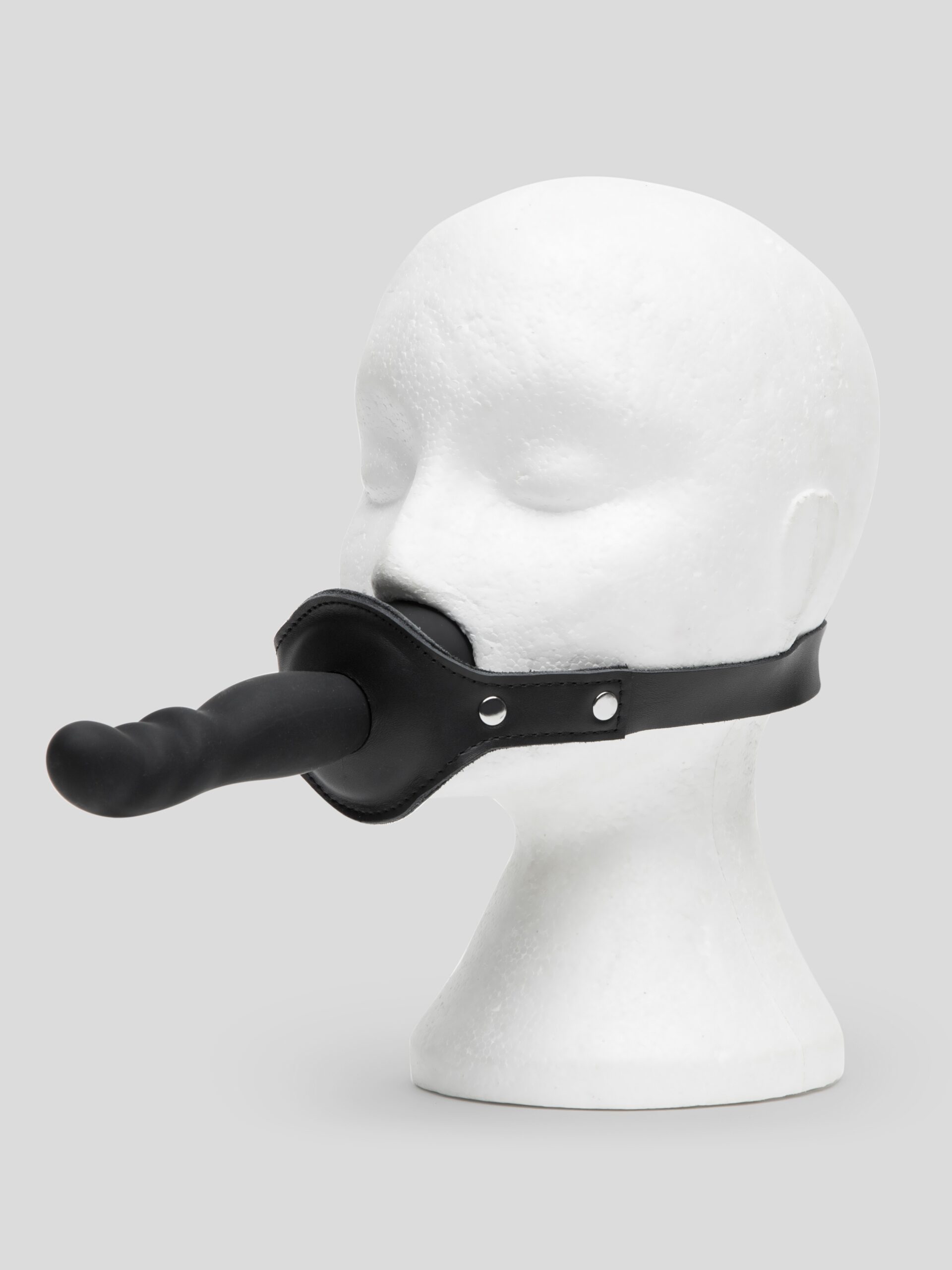 Bondage Boutique Silicone Gag with Dildo 5 Inch. - Image 4