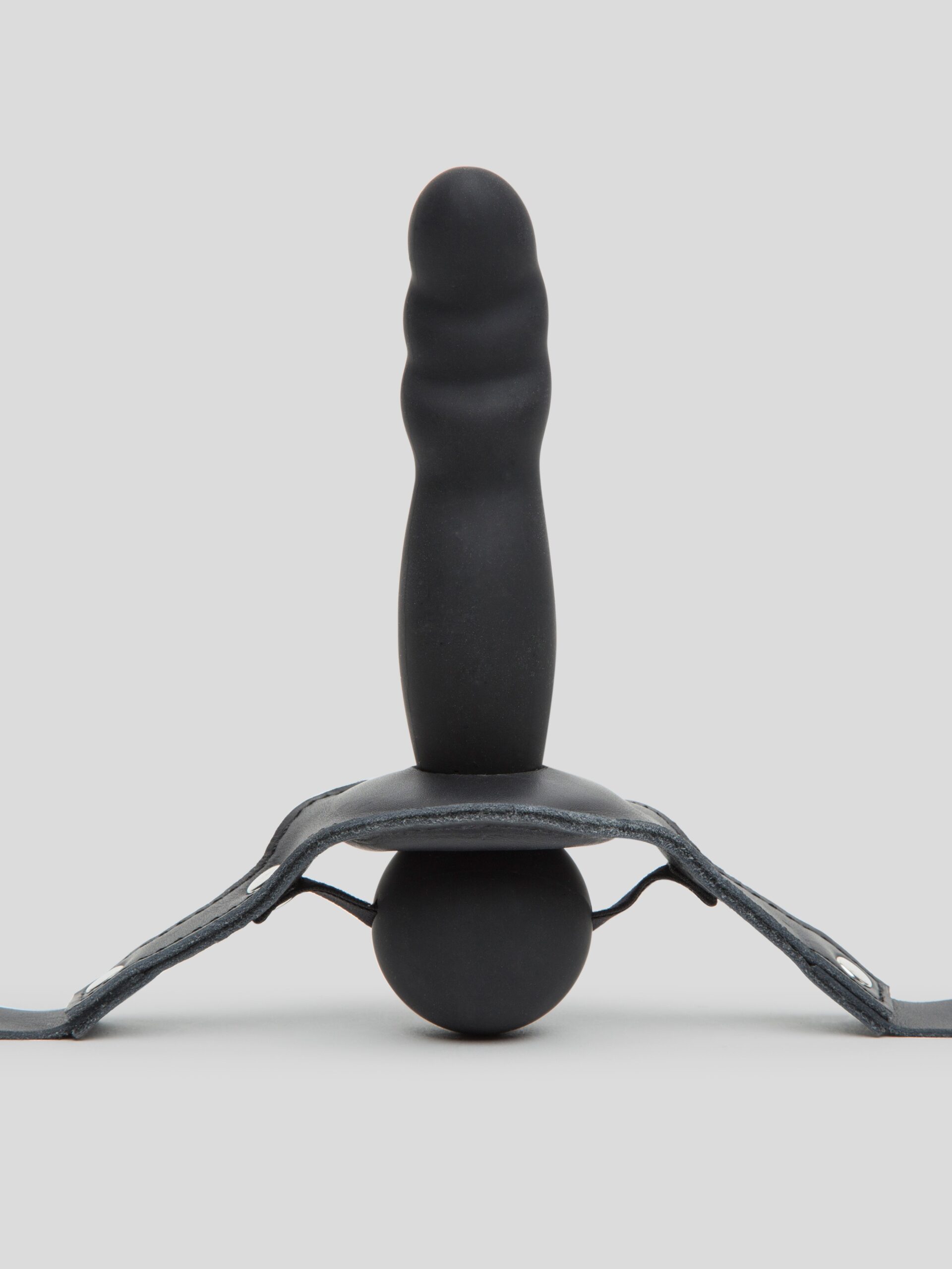Bondage Boutique Silicone Gag with Dildo 5 Inch. - Image 5