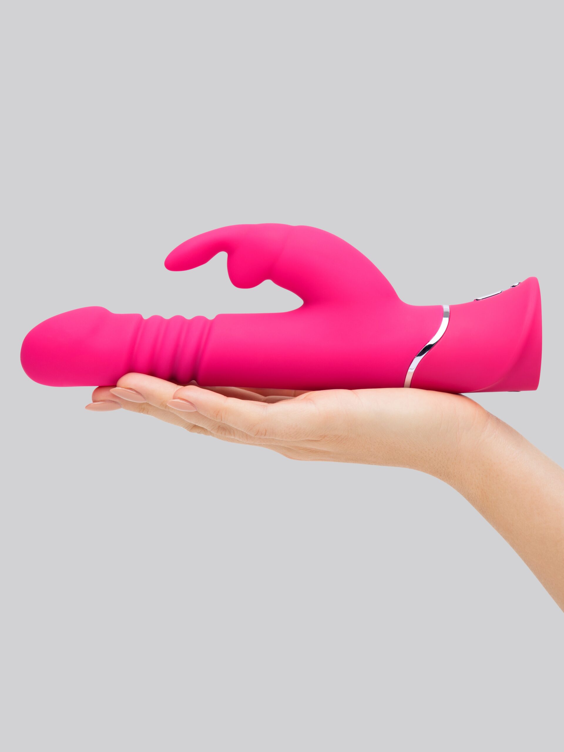 Happy Rabbit Thrusting Realistic Rechargeable Rabbit Vibrator - Image 3