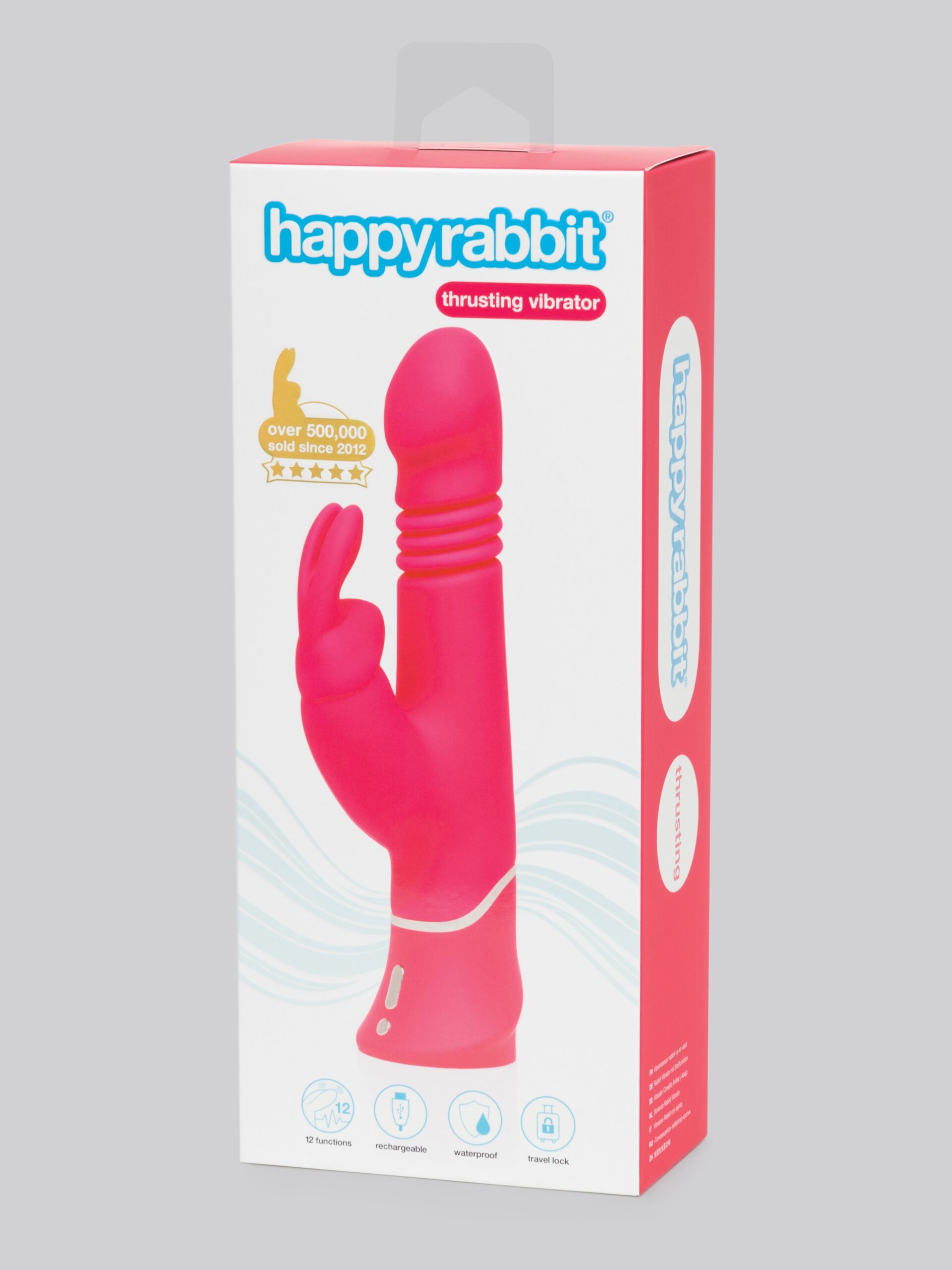 Happy Rabbit Thrusting Realistic Rechargeable Rabbit Vibrator - Image 6