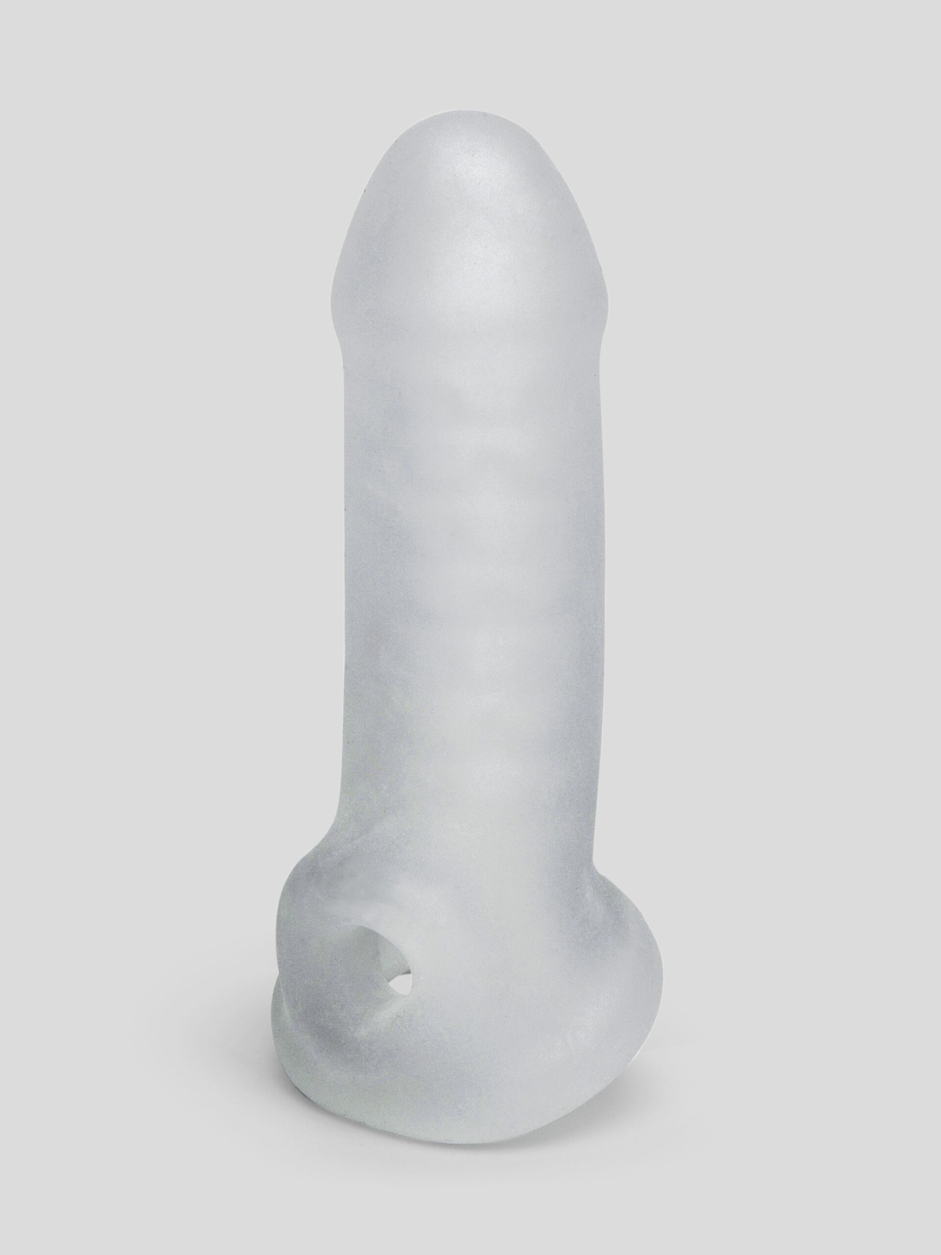 Perfect Fit Fat Boy Thin Textured Penis Extender with Ball Loop - Image 2