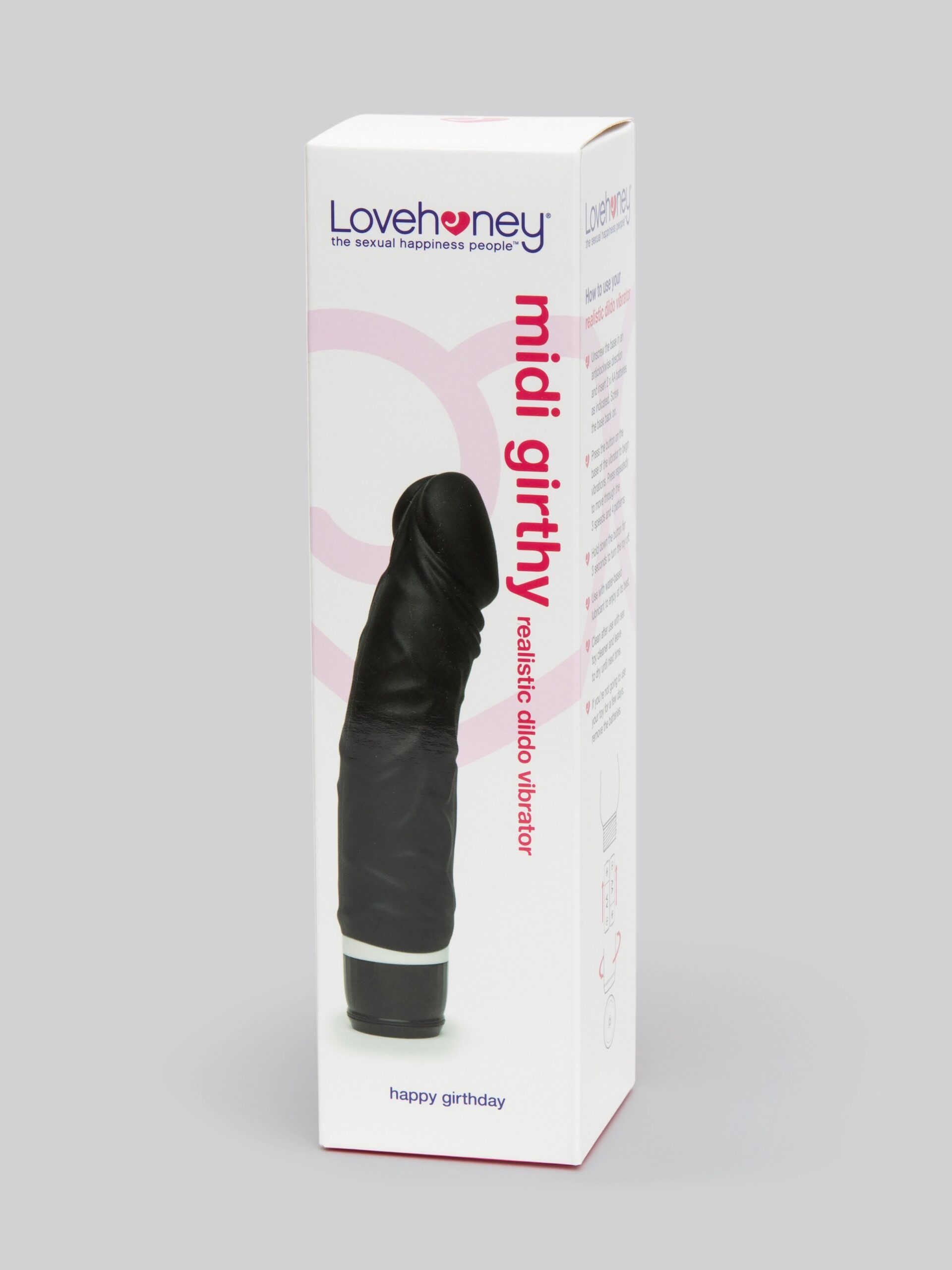 Lovehoney Silicone 7 Function Girthy Realistic Dildo Vibrator 6.5 Inch - Image 6