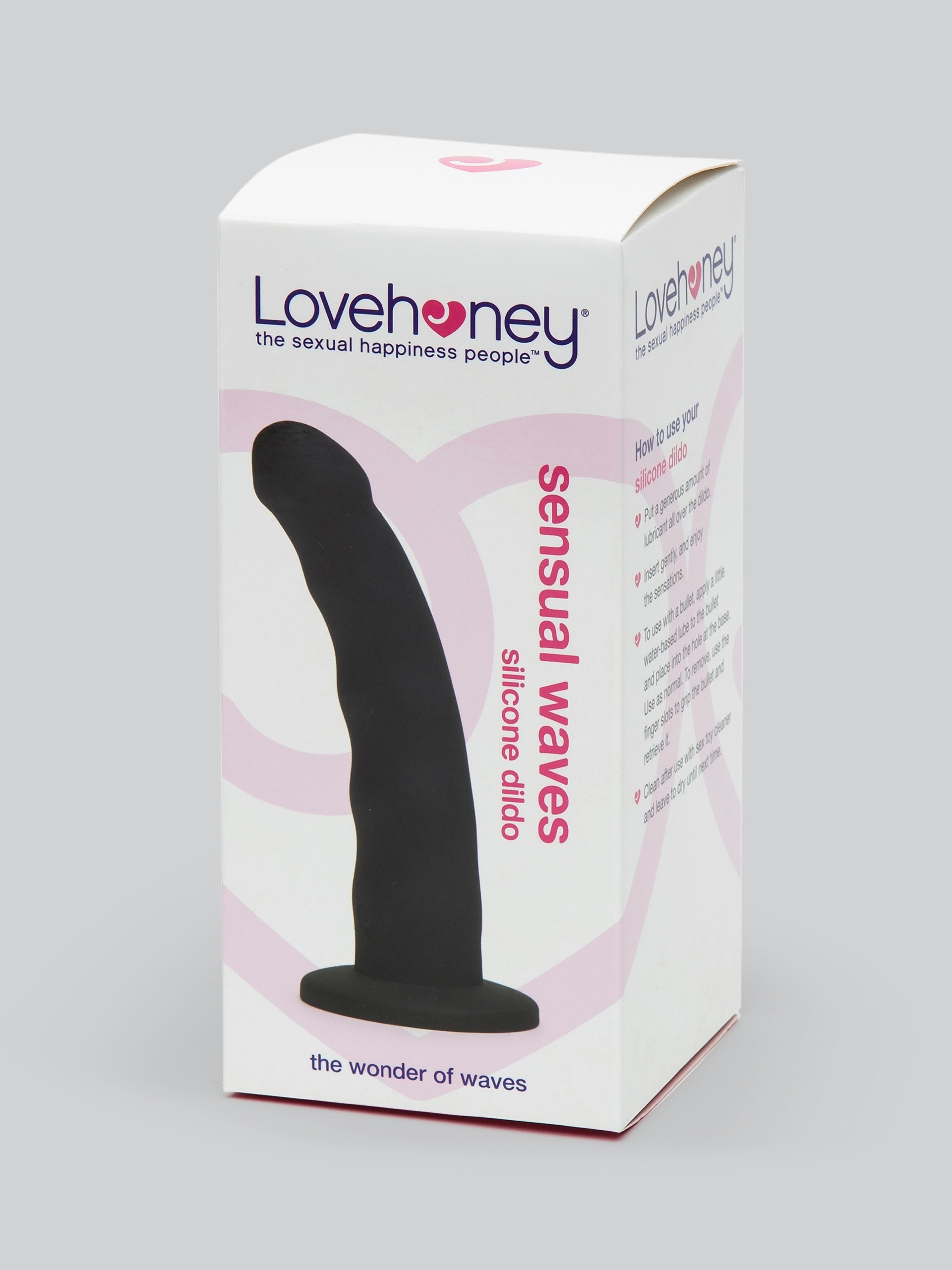 Lovehoney Sensual Waves Silicone Suction Cup Dildo 7 Inch - Image 6
