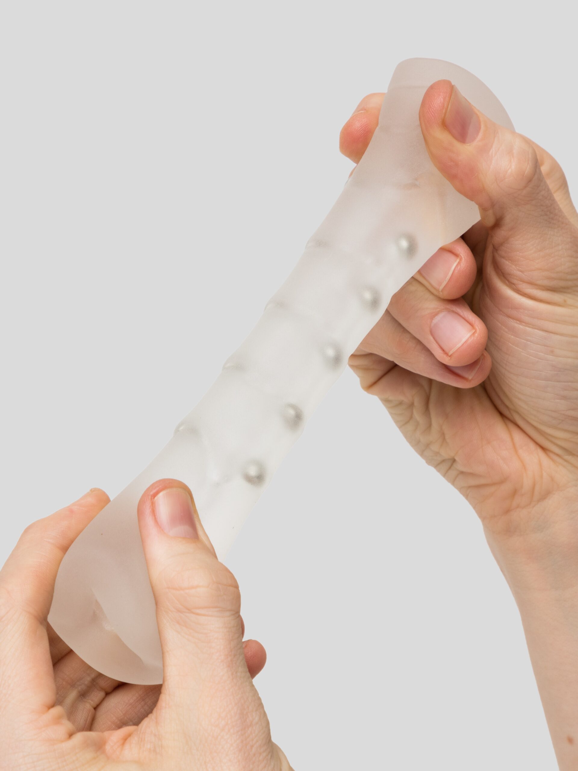 BASICS Neutral Beaded Male Stroker - Image 5