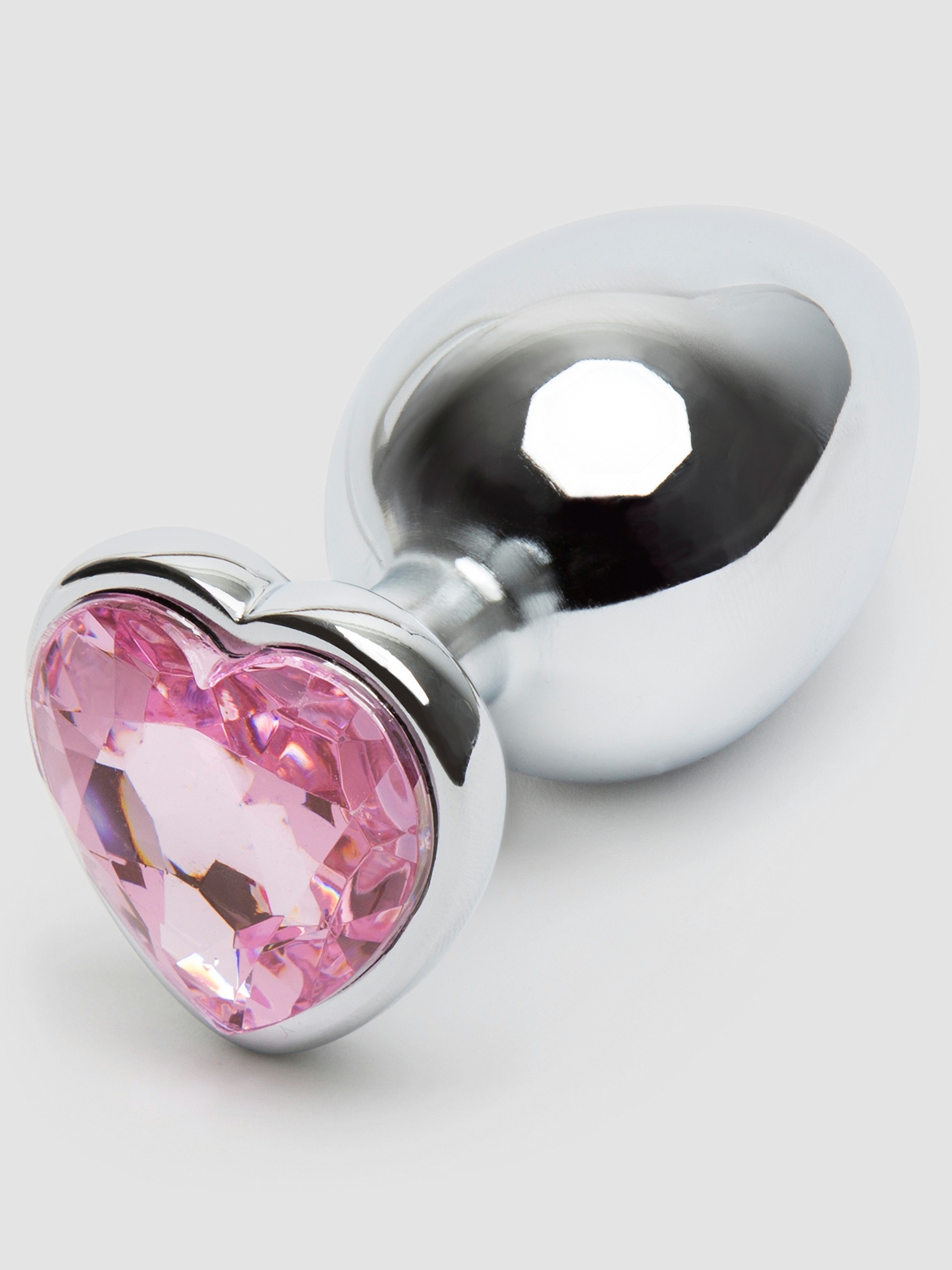 Lovehoney Jeweled Heart Metal Large Butt Plug 3.5 Inch