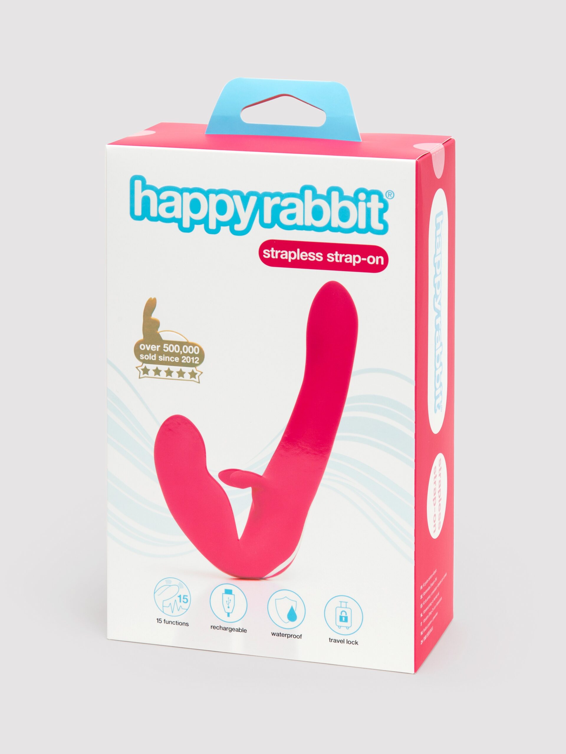 Happy Rabbit Rechargeable Vibrating Strapless Strap-On - Image 6