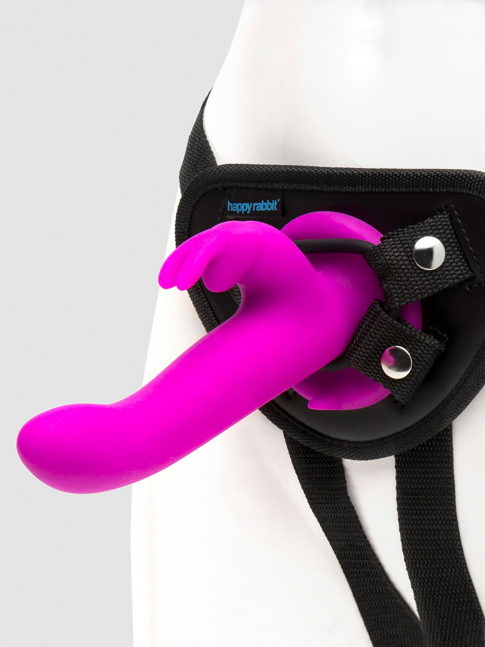 Happy Rabbit Rechargeable Vibrating Strap-On Harness Set - Image 2