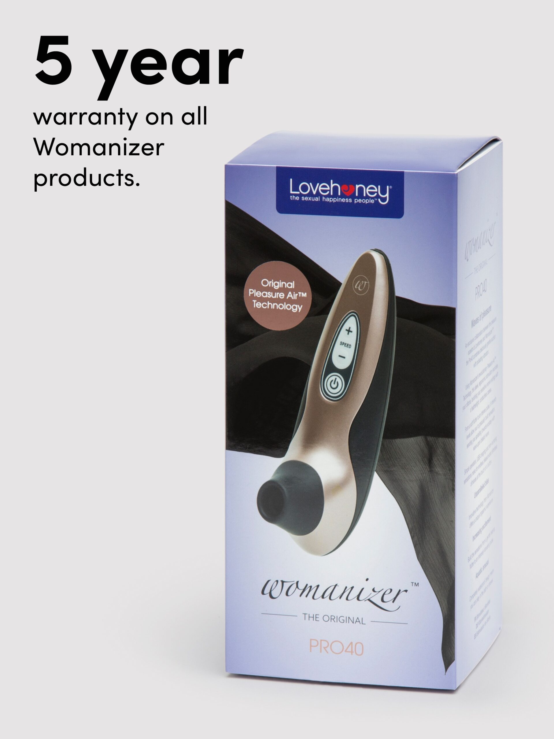 Womanizer X Lovehoney Pro40 Rechargeable Clitoral Stimulator - Image 6