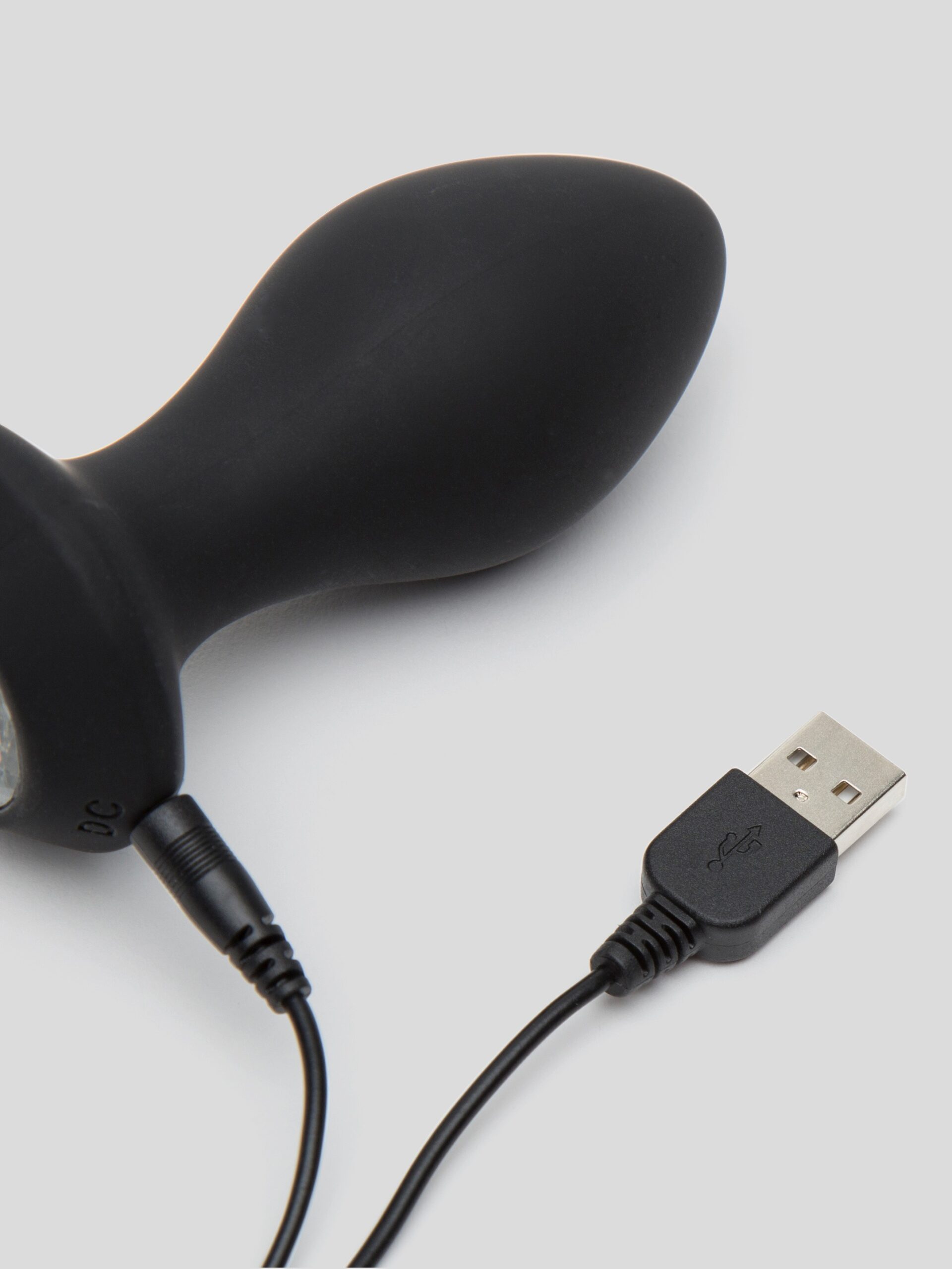 Power Gem Rechargeable Vibrating Silicone Butt Plug 3 Inch - Image 4
