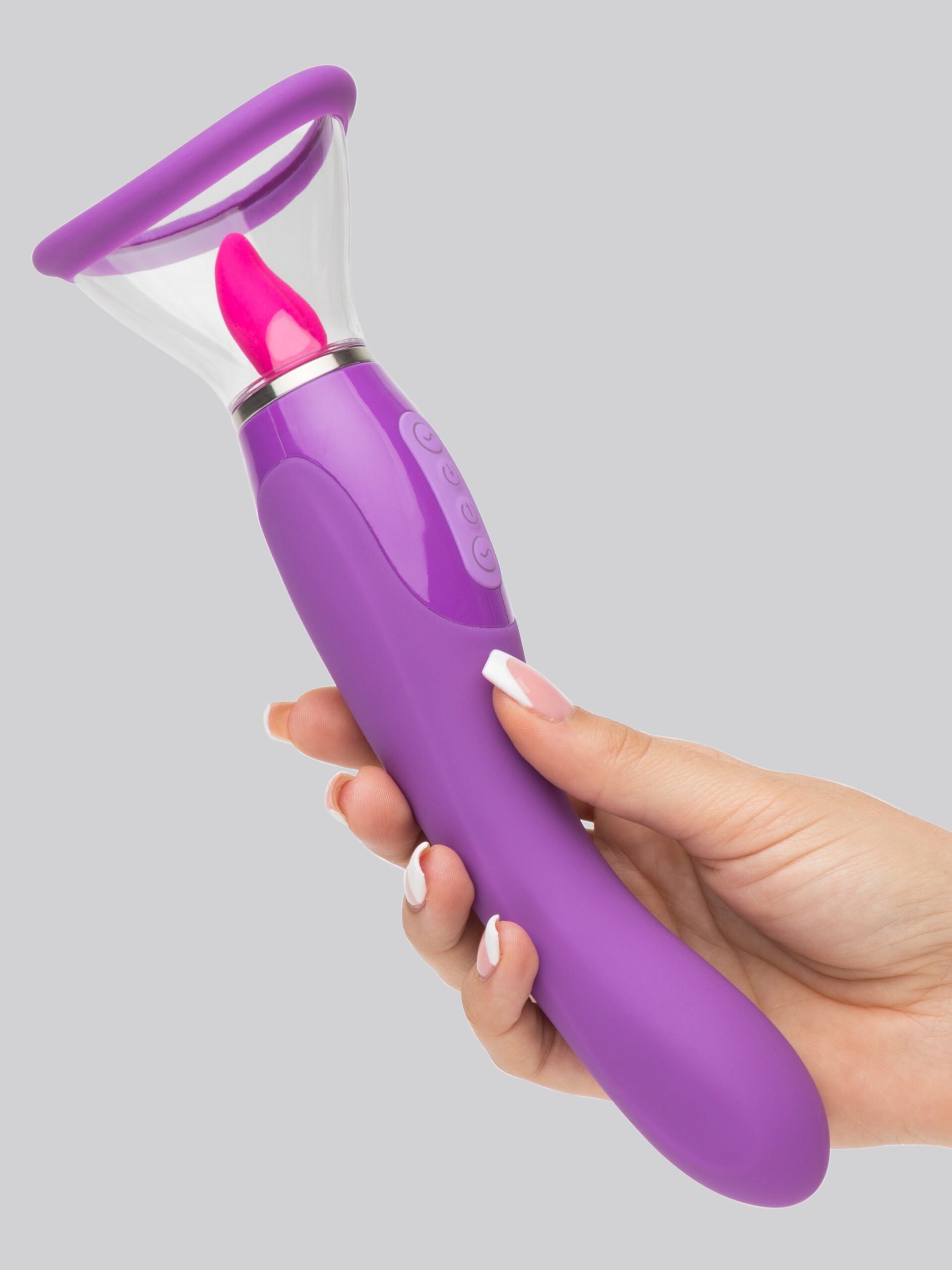 Fantasy for Her Vibrating Pussy Pump and Tongue Vibrator Kit - Image 5