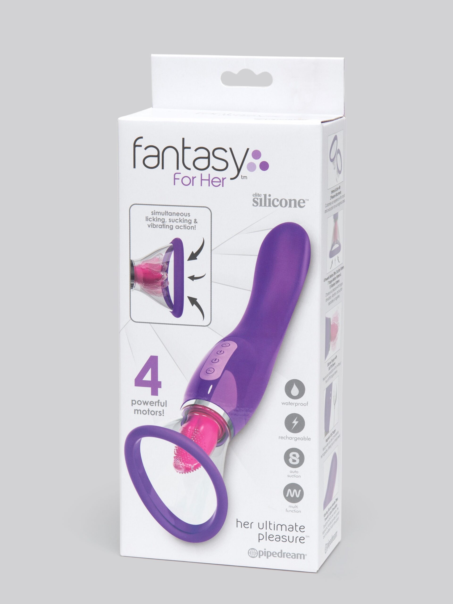 Fantasy for Her Vibrating Pussy Pump and Tongue Vibrator Kit - Image 6