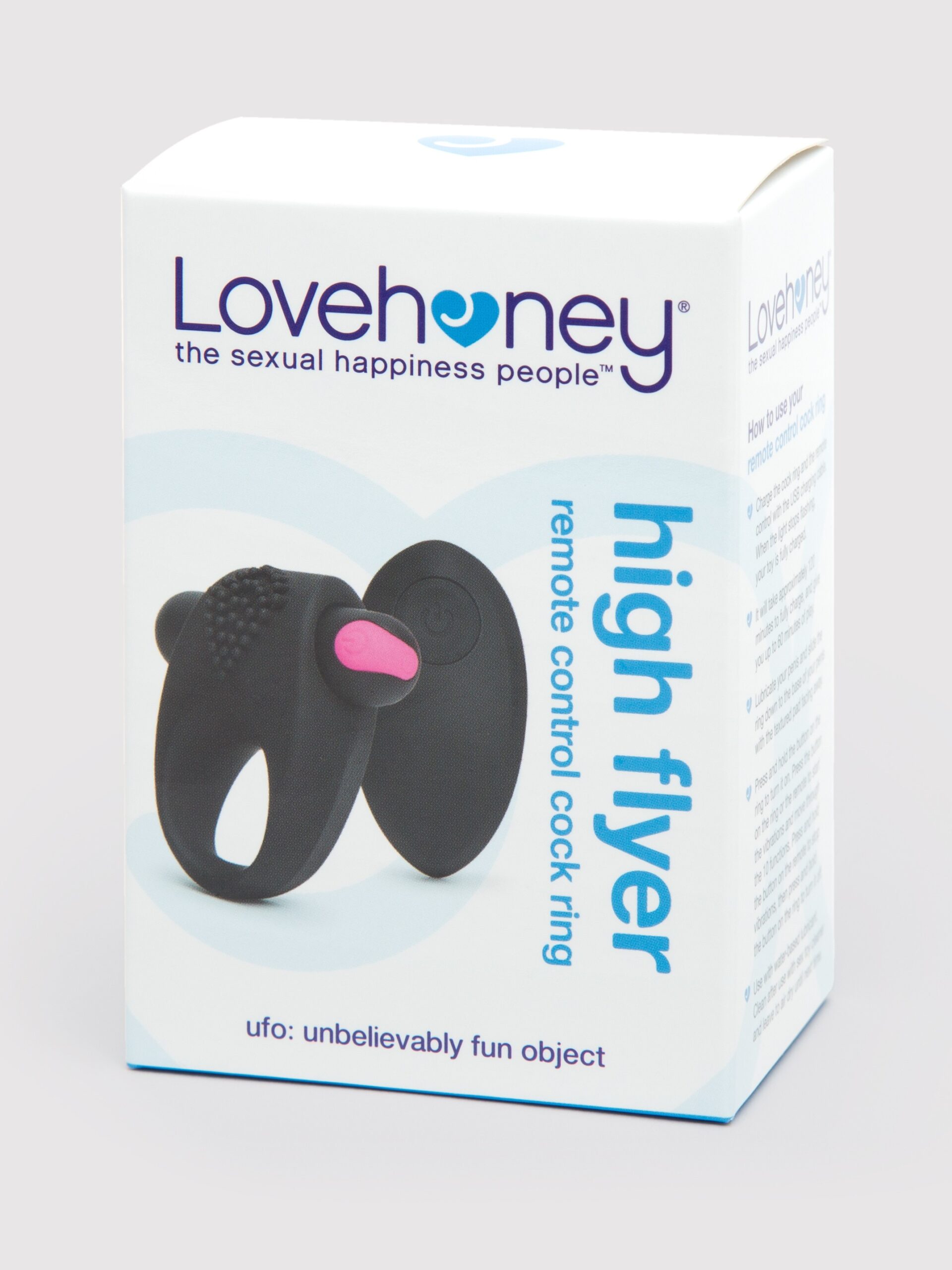 Lovehoney High Flyer 10 Function Remote Control Cock Ring - Image 6