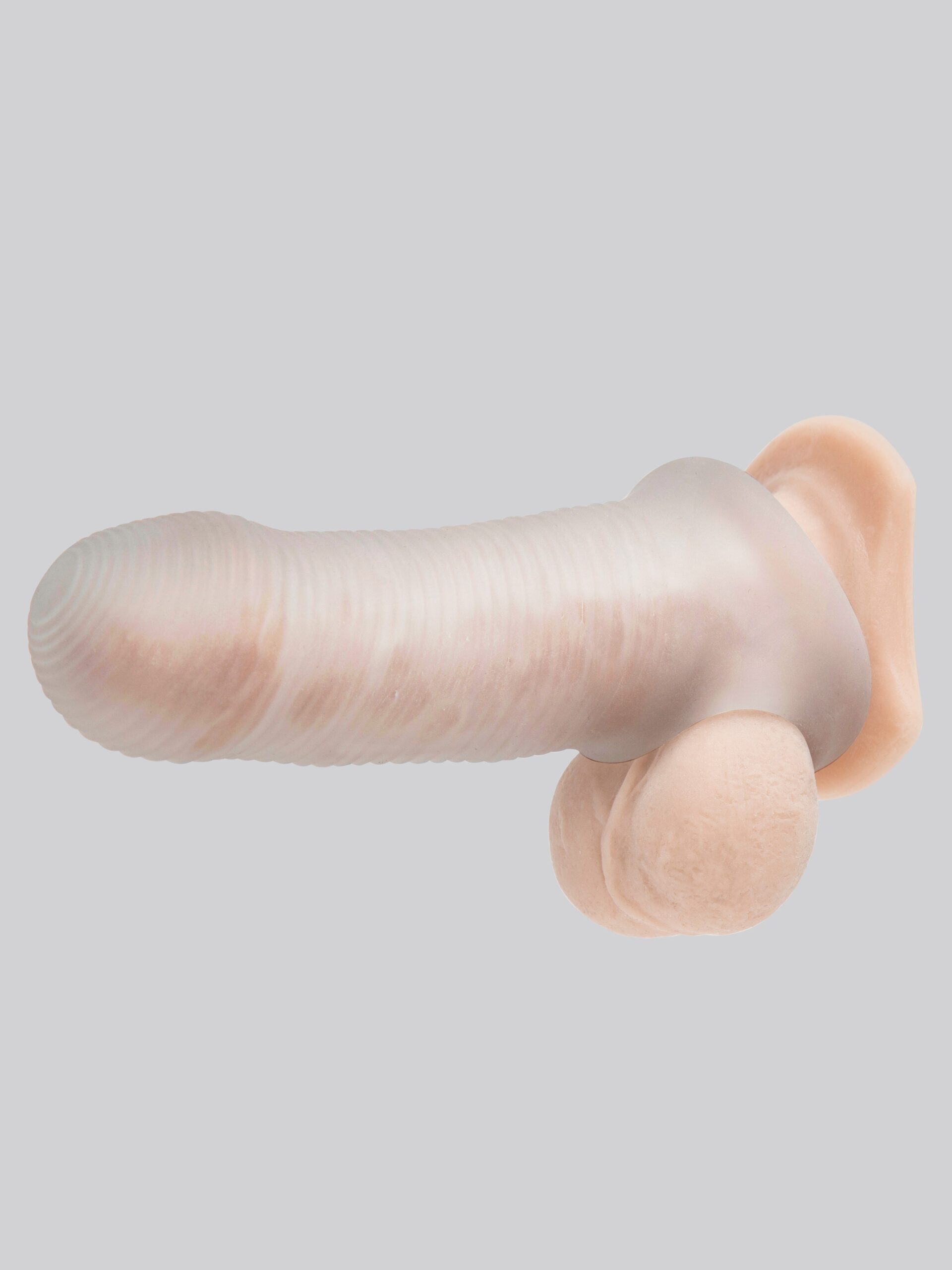 Perfect Fit Fat Boy Micro Ribbed 5.5 Inch Penis Sleeve with Ball Loop - Image 4