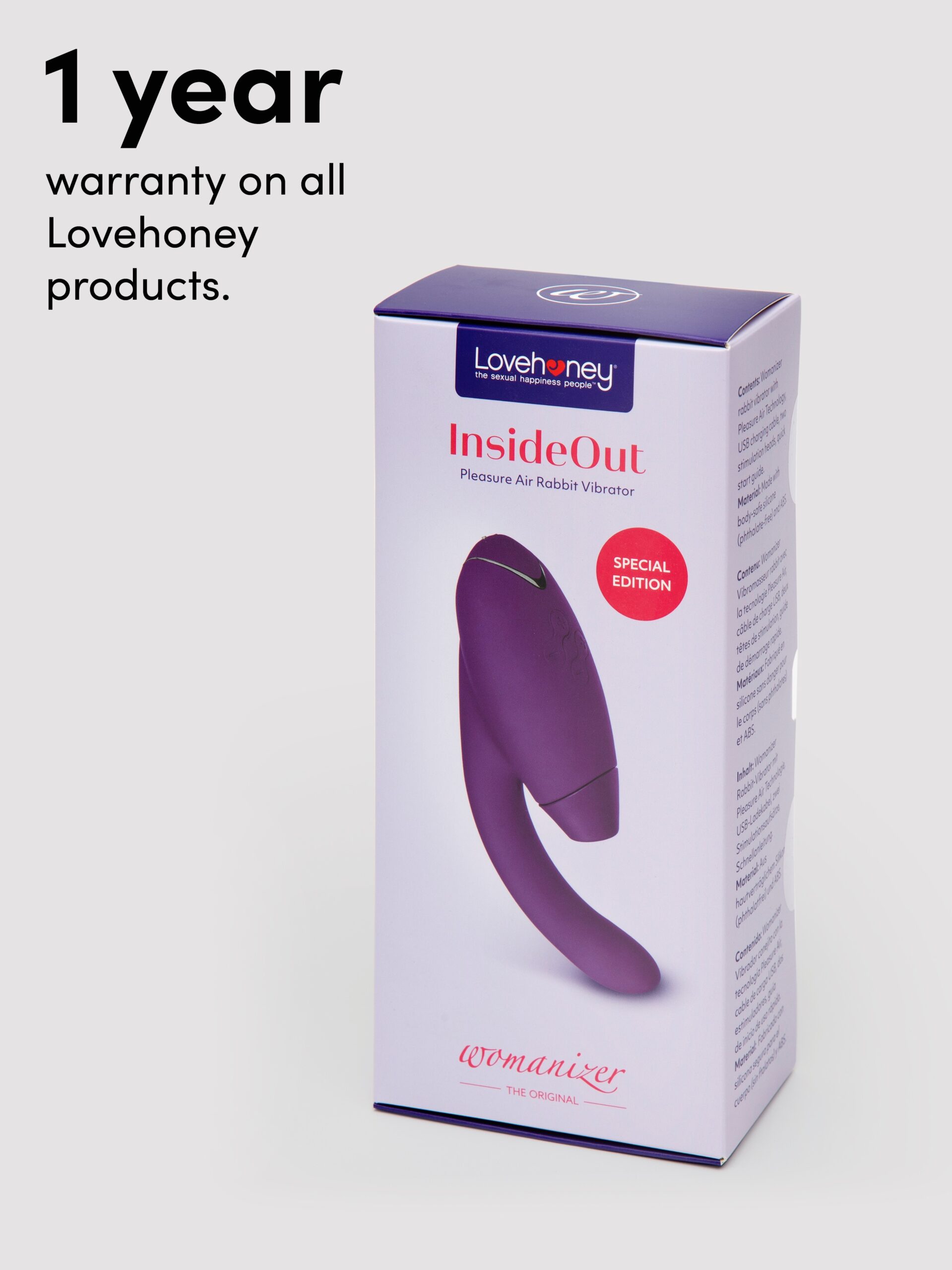 Womanizer X Lovehoney InsideOut Rechargeable G-Spot and Clitoral Stimulator - Image 6