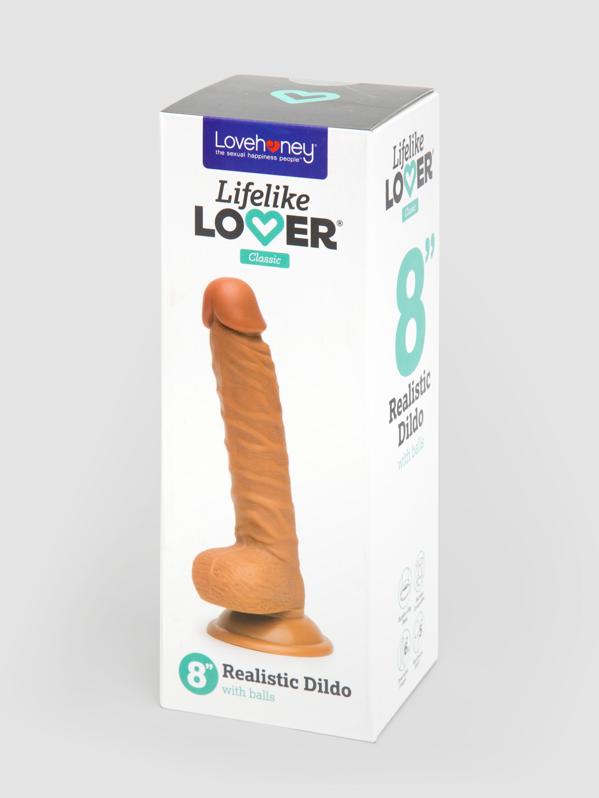 Lifelike Lover Classic Realistic Dildo 8 Inch - Image 7