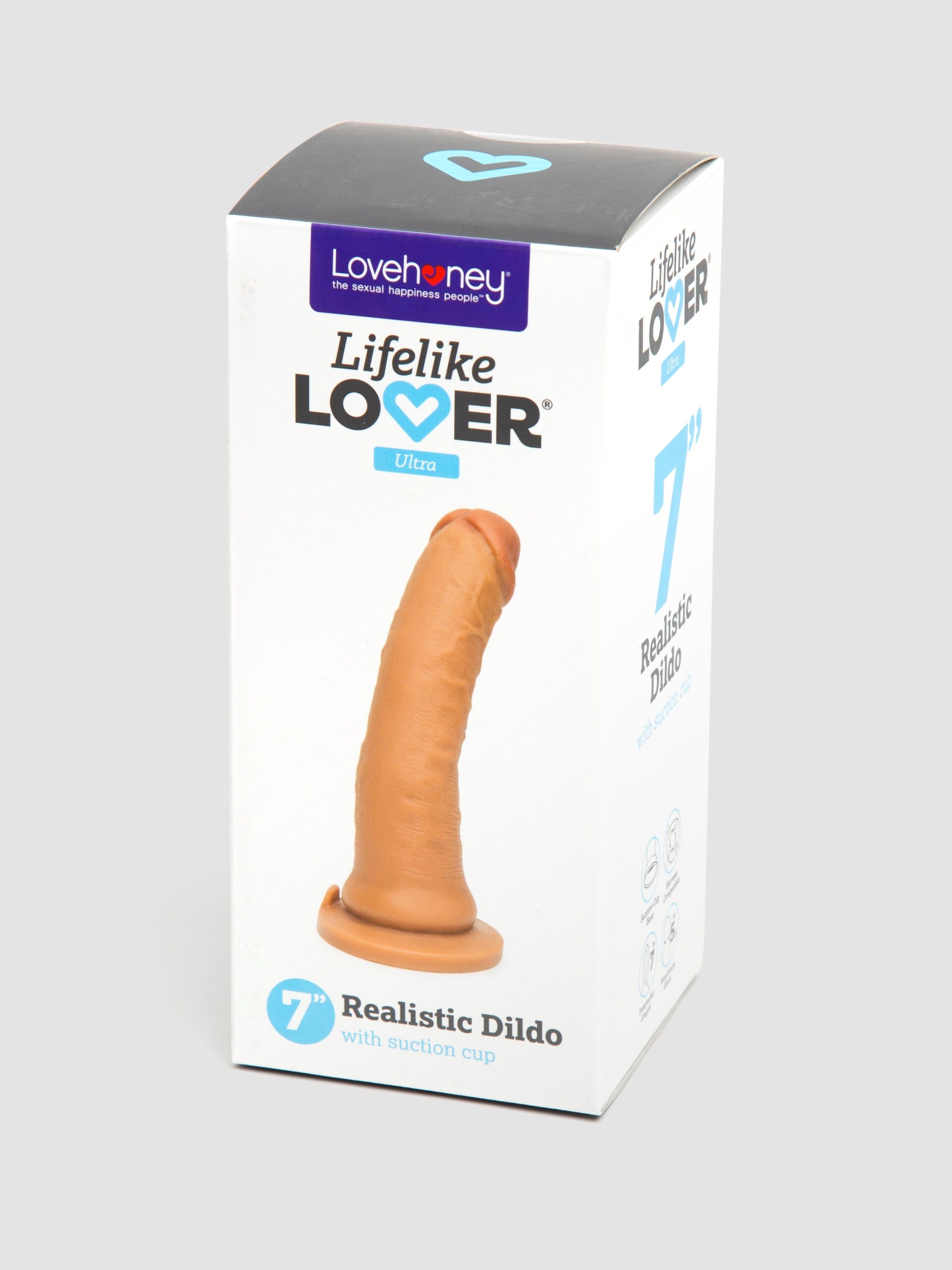 Lifelike Lover Ultra Realistic Suction Cup Dildo 7 Inch - Image 6