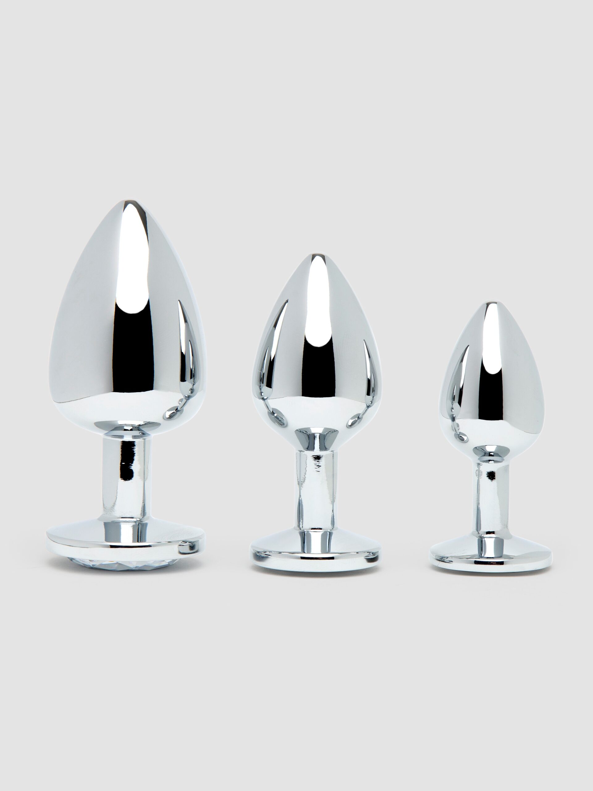 Lovehoney Jeweled Metal Butt Plug Set (3 Piece) - Image 2