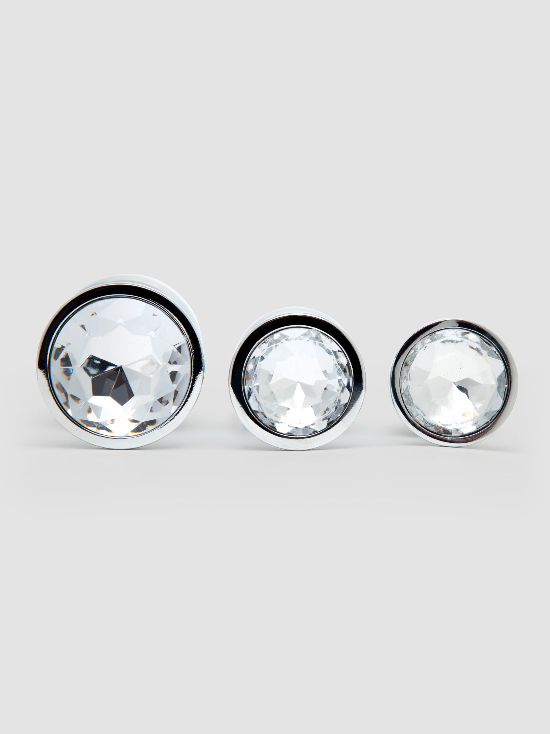 Lovehoney Jeweled Metal Butt Plug Set (3 Piece) - Image 3