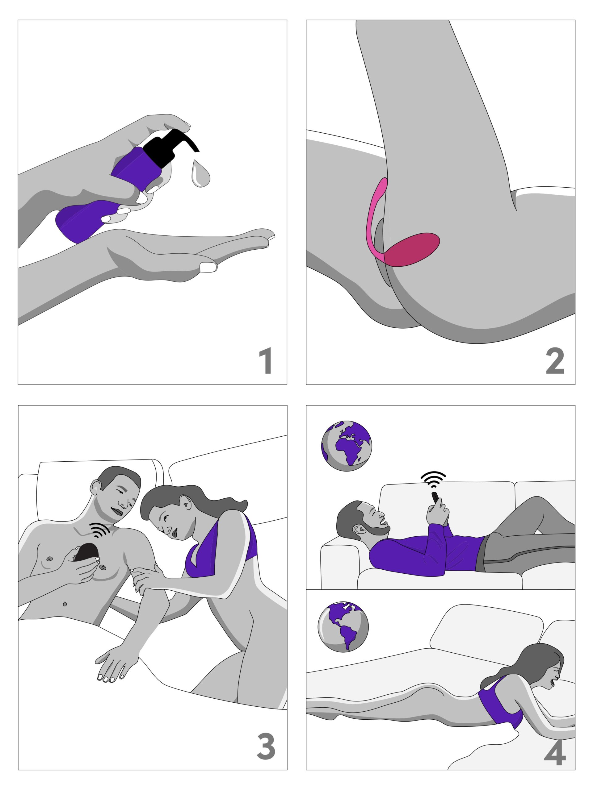 We-Vibe Jive App Controlled Rechargeable Love Egg Vibrator - Image 4