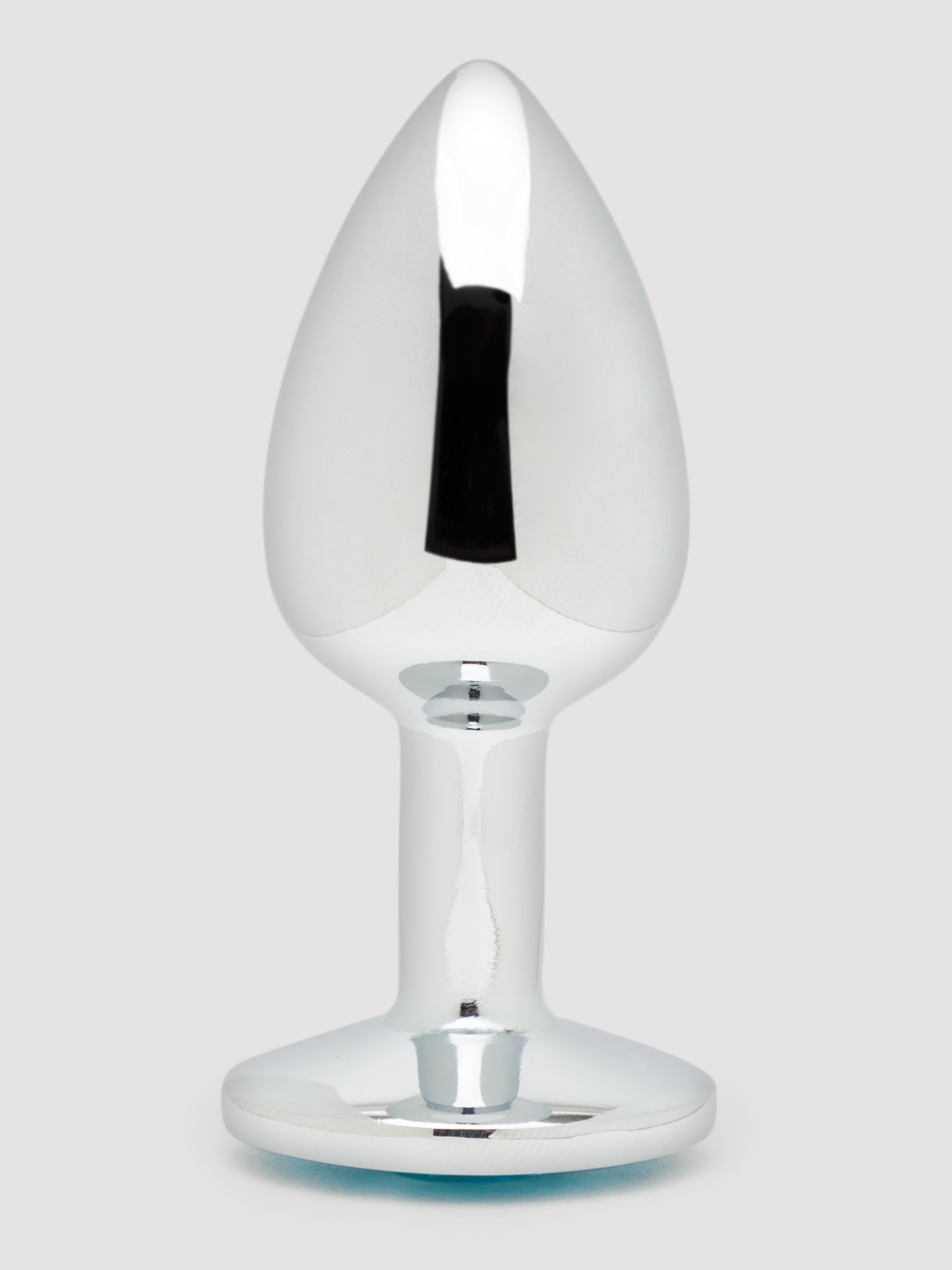 Lovehoney Silver Jewelled Aluminum Beginner's Butt Plug 2.5 Inch - Image 3