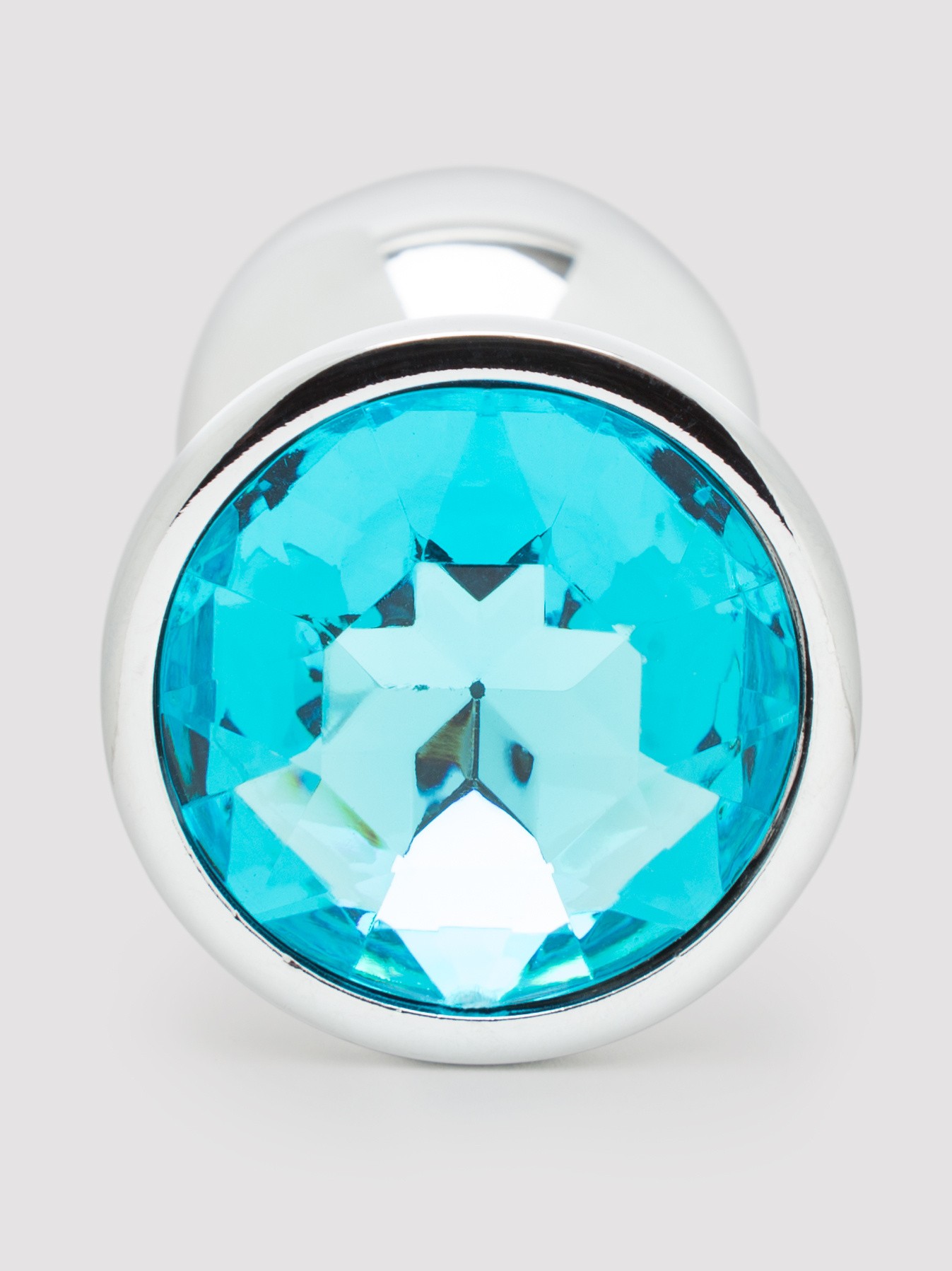 Lovehoney Silver Jewelled Aluminum Beginner's Butt Plug 2.5 Inch - Image 4