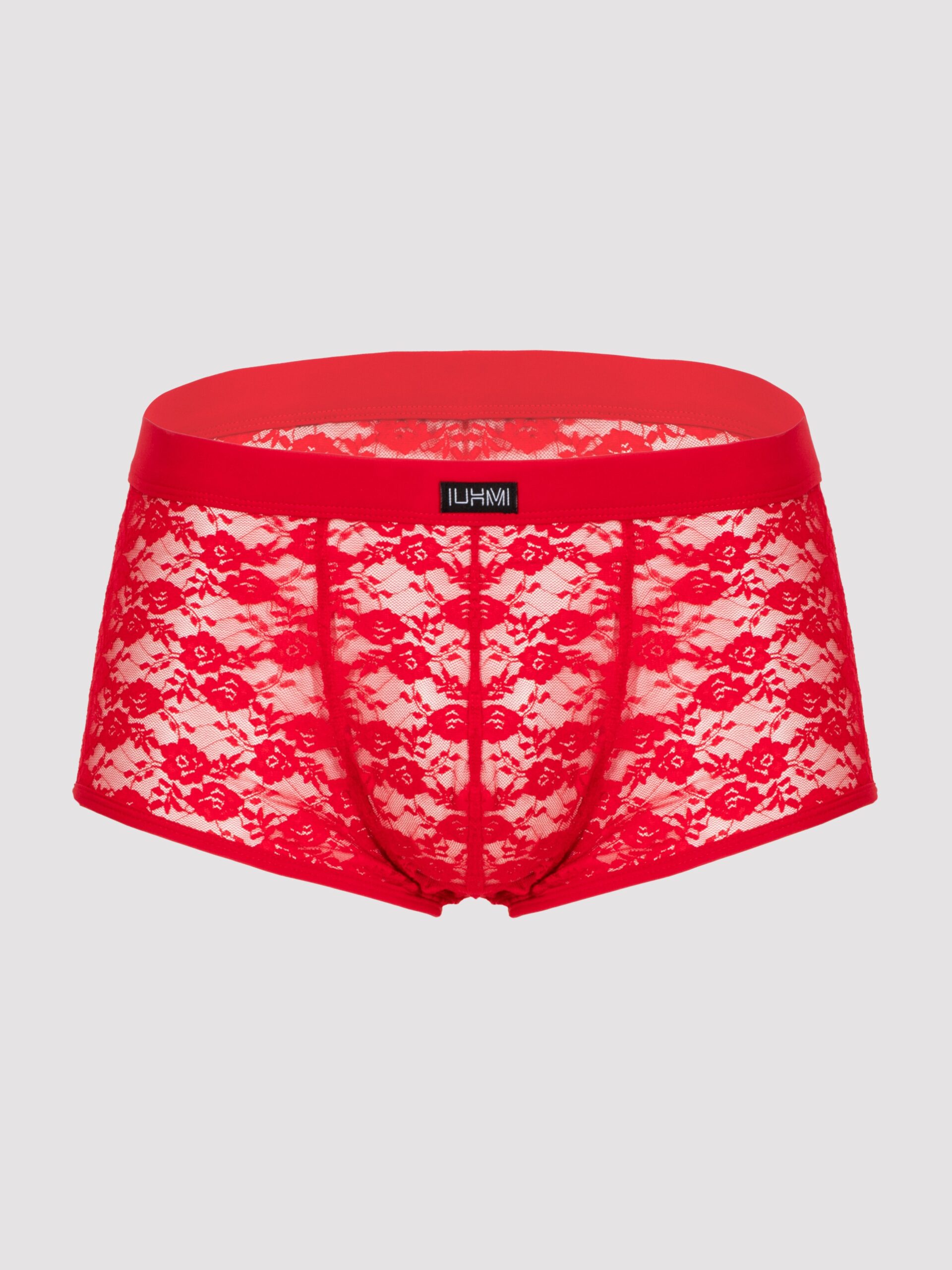 LHM Red Lace Boxer Shorts