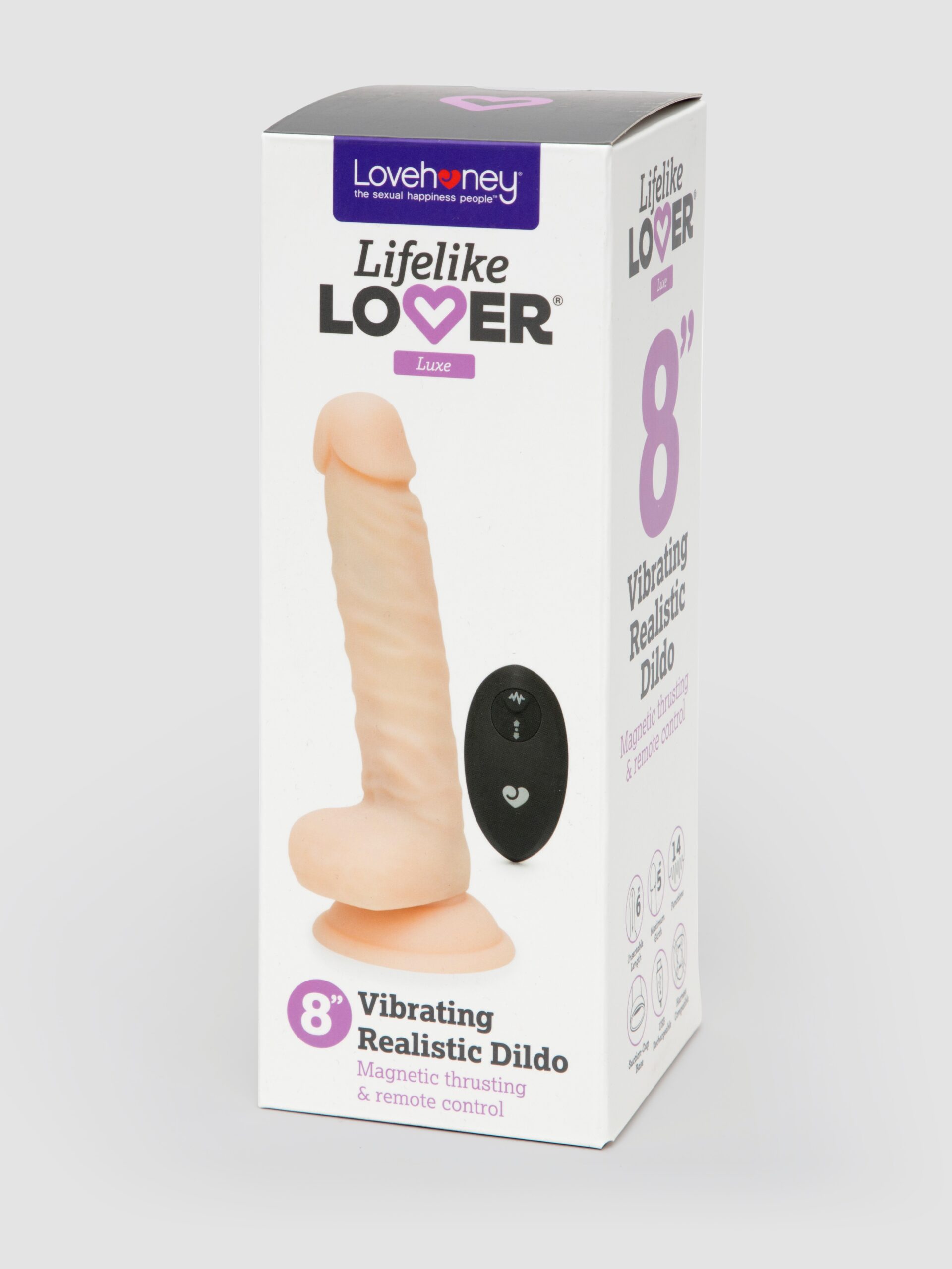 Lifelike Lover Luxe Silicone Magnetic Thrusting Remote Control Realistic Dildo 8 - Image 6
