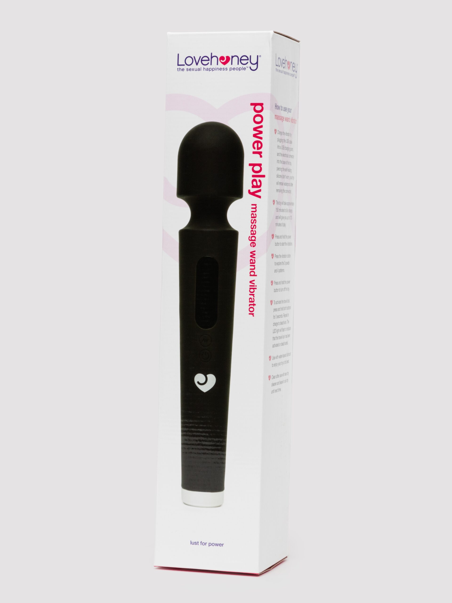 Lovehoney Power Play Rechargeable Wand Vibrator - Image 5