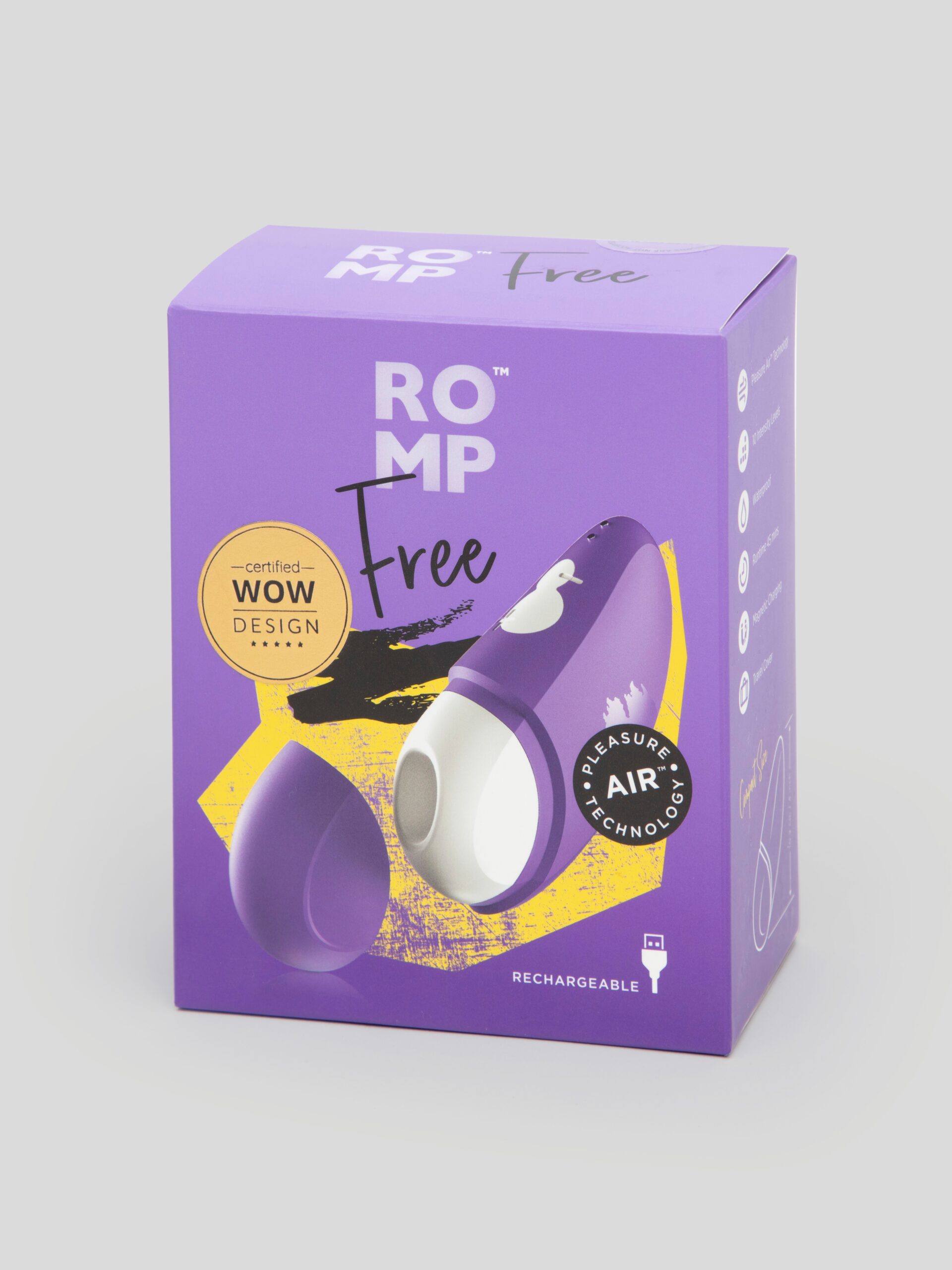 ROMP Free Rechargeable Travel Clitoral Suction Stimulator - Image 6