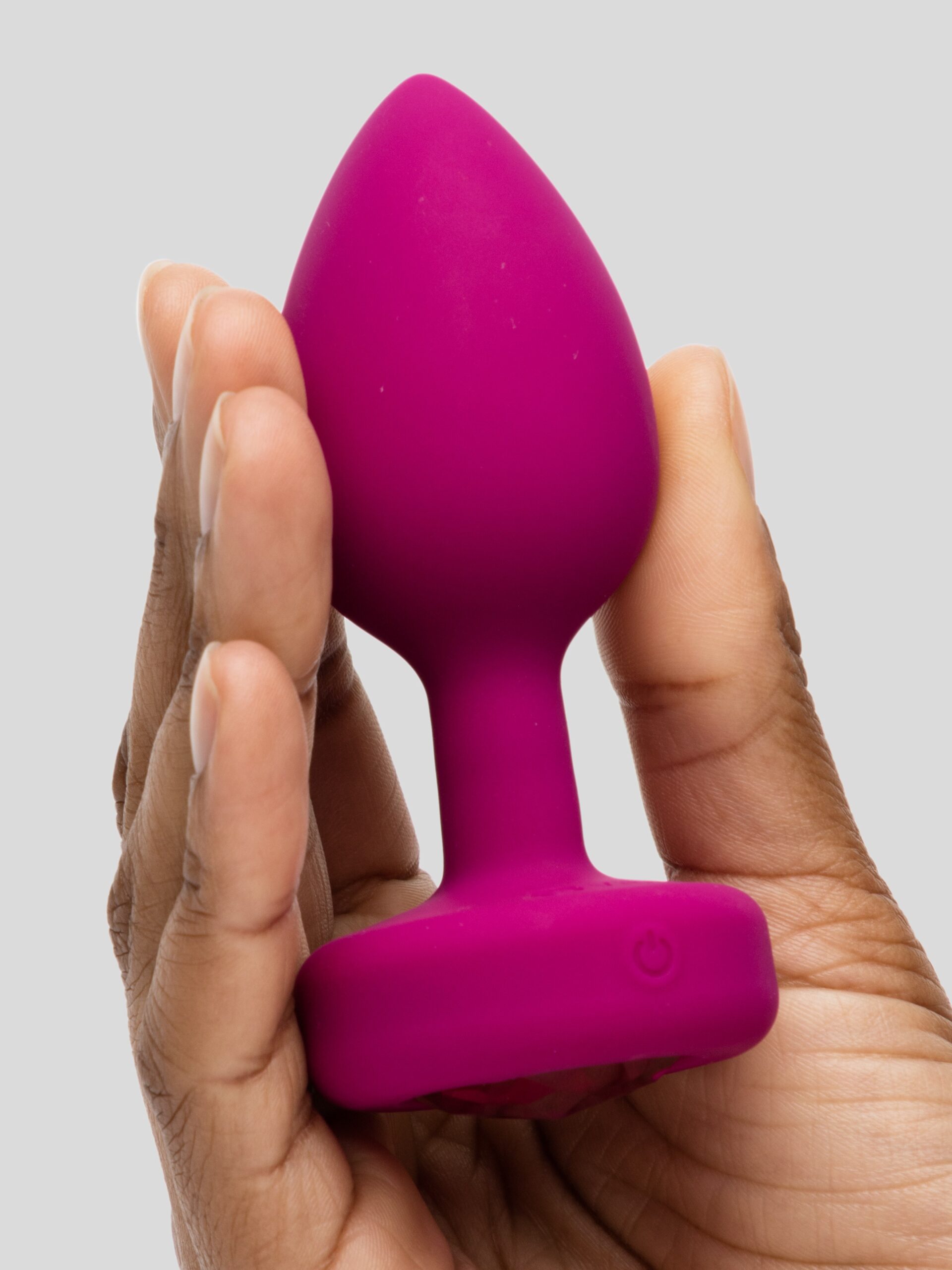 B-Vibe Remote Control Rechargeable Vibrating Silicone Jewelled Butt Plug - Image 5