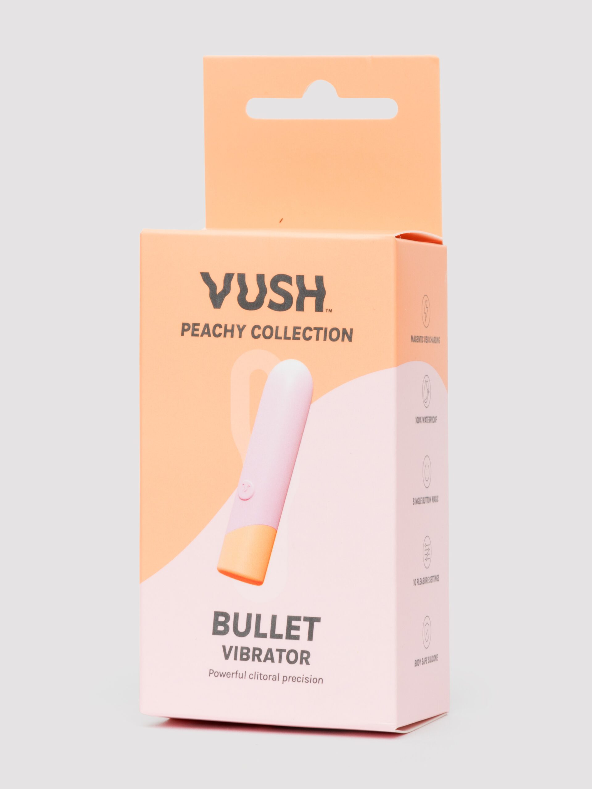 Vush Peachy Rechargeable Silicone Bullet Massager - Image 4