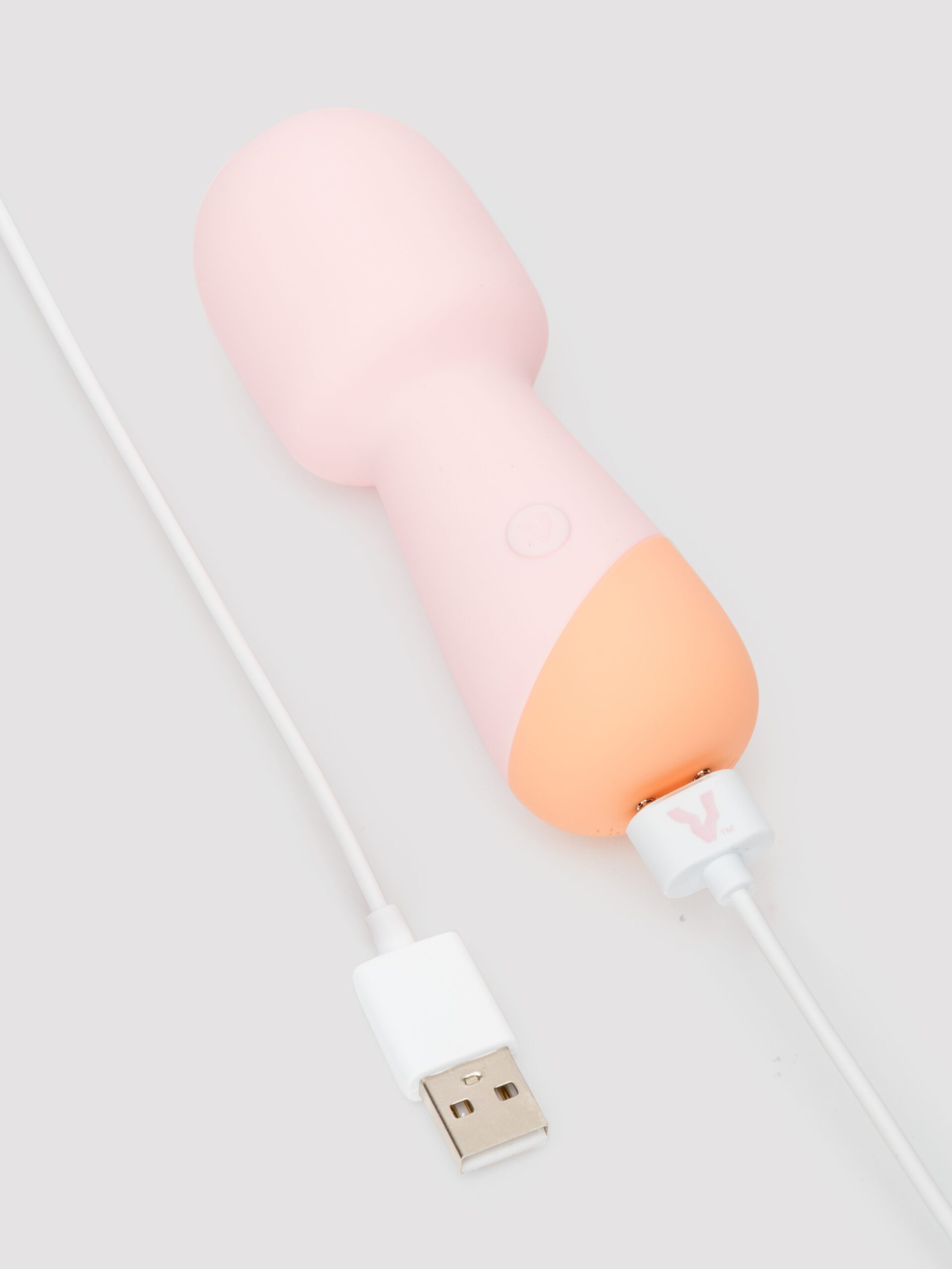 Vush Peachy Rechargeable Silicone Mini Wand Massager - Image 3