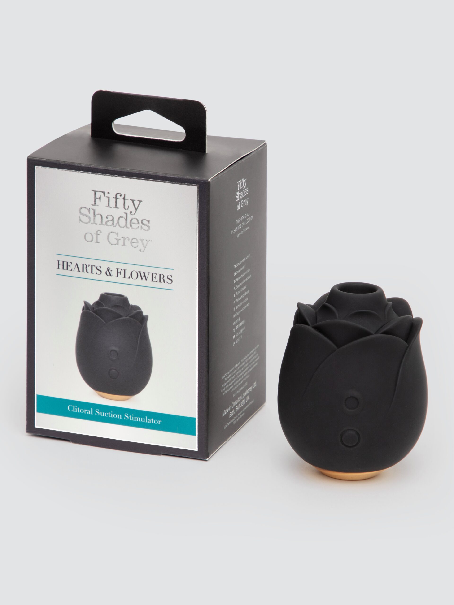 Fifty Shades of Grey Black Rose Silicone Clitoral Suction Stimulator - Image 7