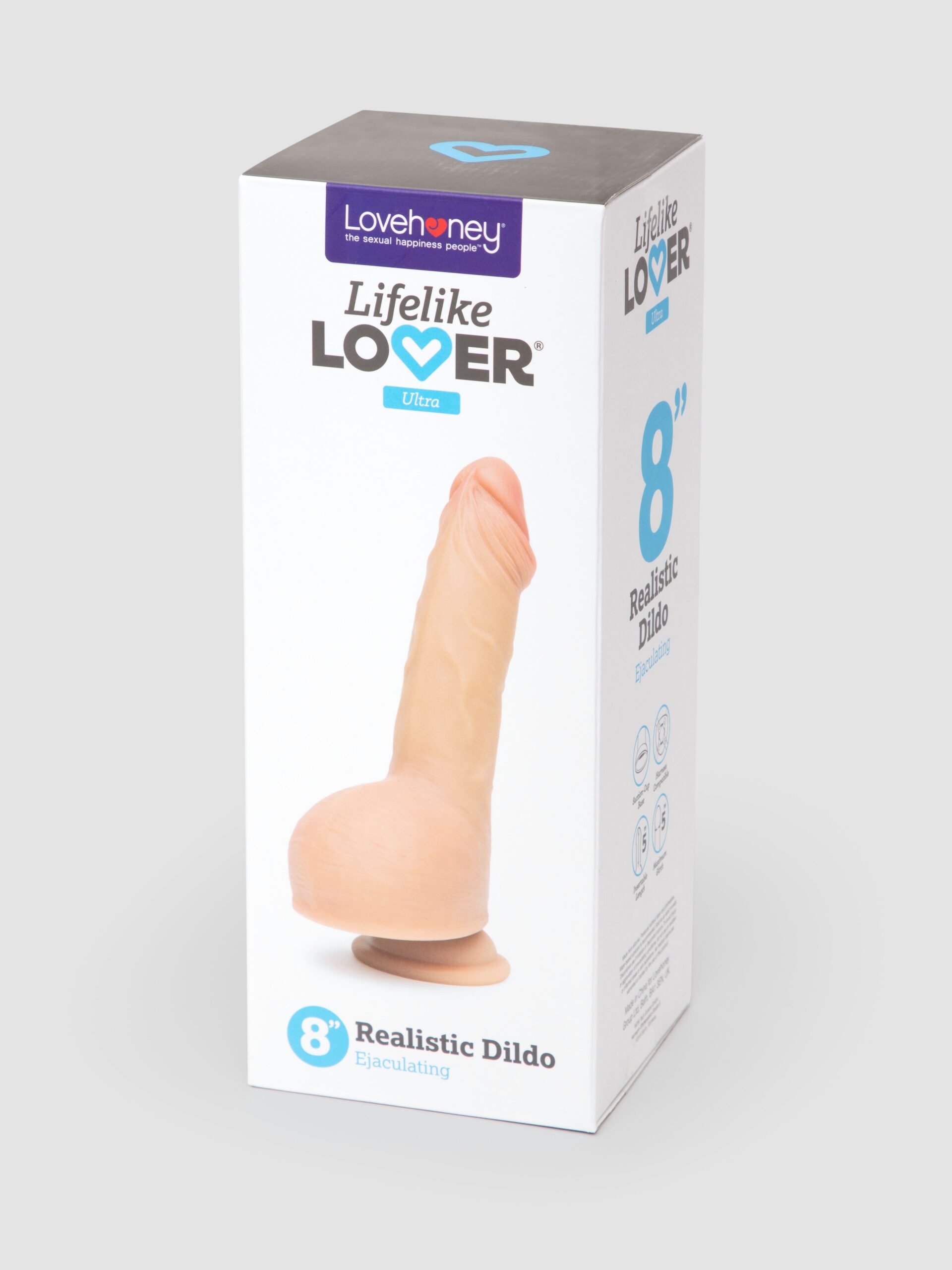 Lifelike Lover Ultra Realistic Ejaculating Dildo 8 Inch - Image 7